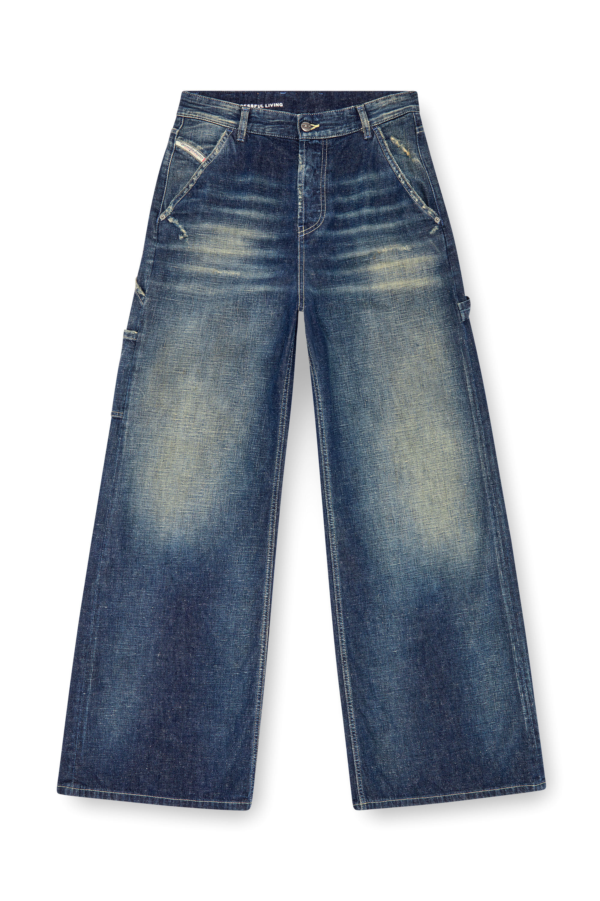 Diesel - Femme Straight Jeans 1996 D-Sire 09J91, Bleu Foncé - Image 2