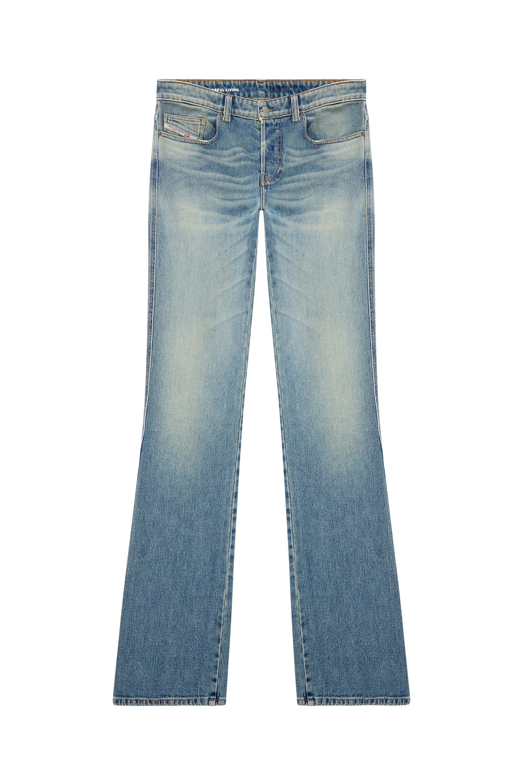 Diesel - Bootcut Jeans 1998 D-Buck 09J55, Bleu Clair - Image 2