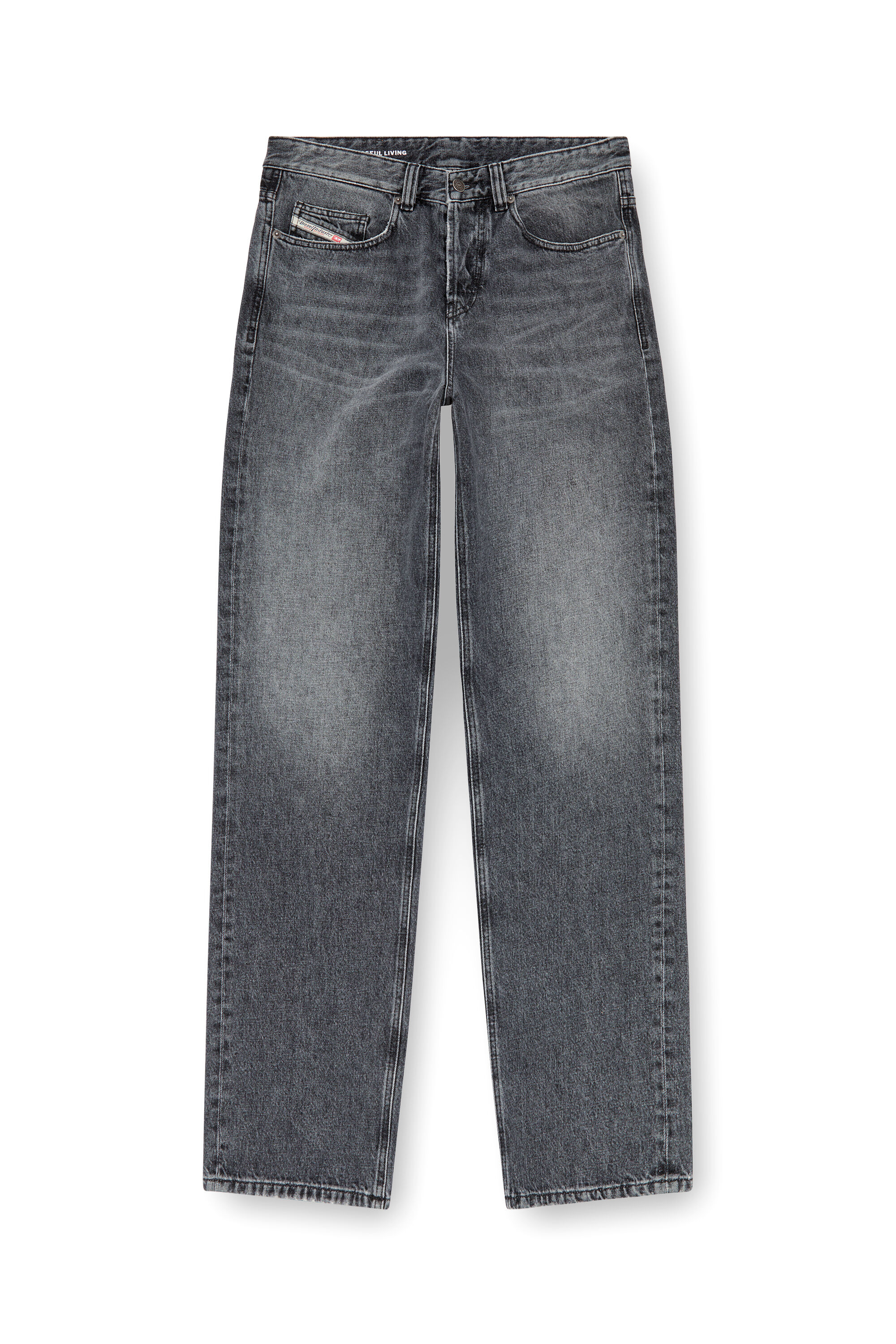 Diesel - Relaxed Jeans 2001 D-Macro 007X3 Homme, Gris foncé - Image 2