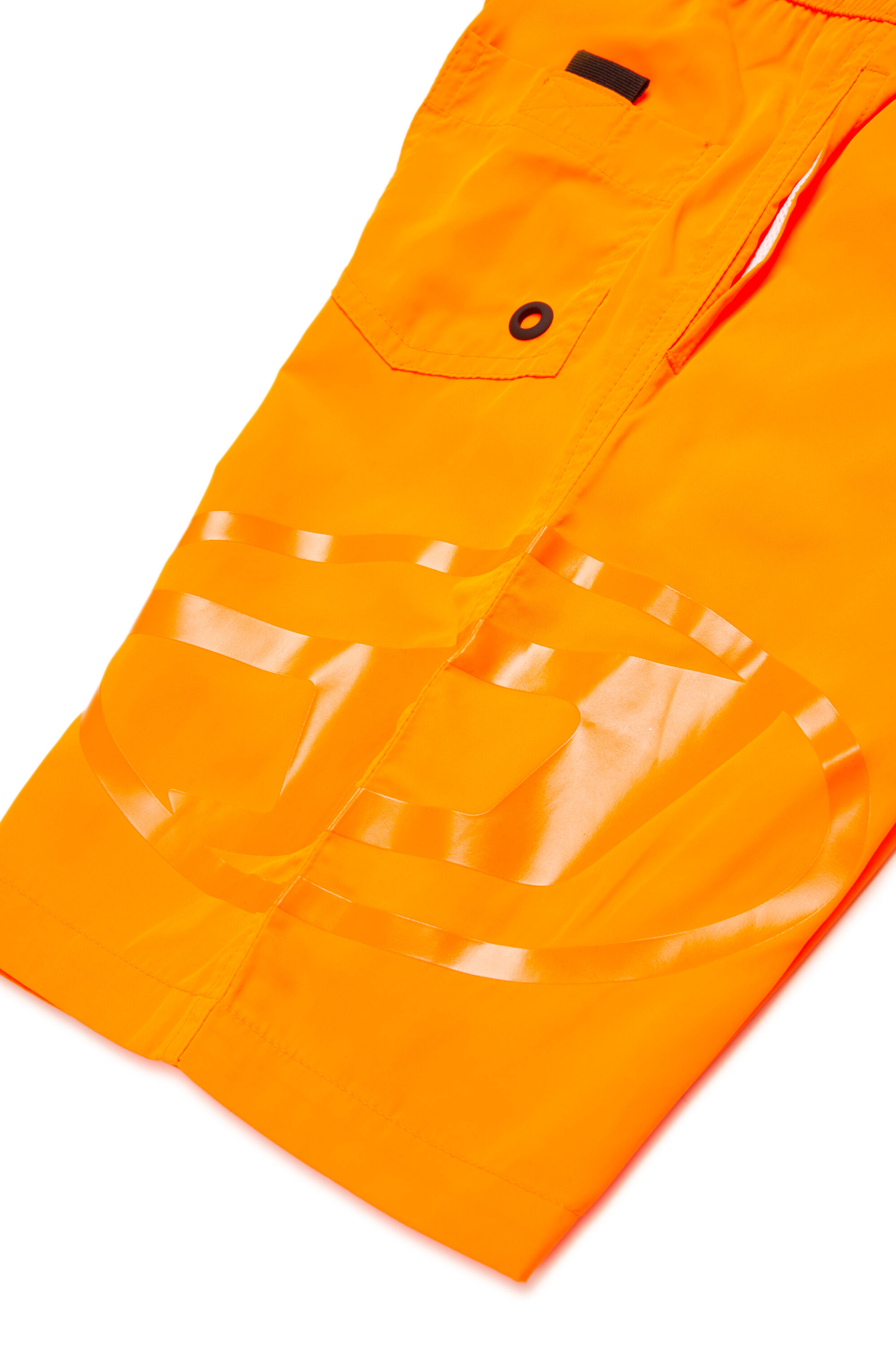 Diesel - MIPRUL, Short de bain avec logo Oval D ton sur ton Homme in Orange - 4