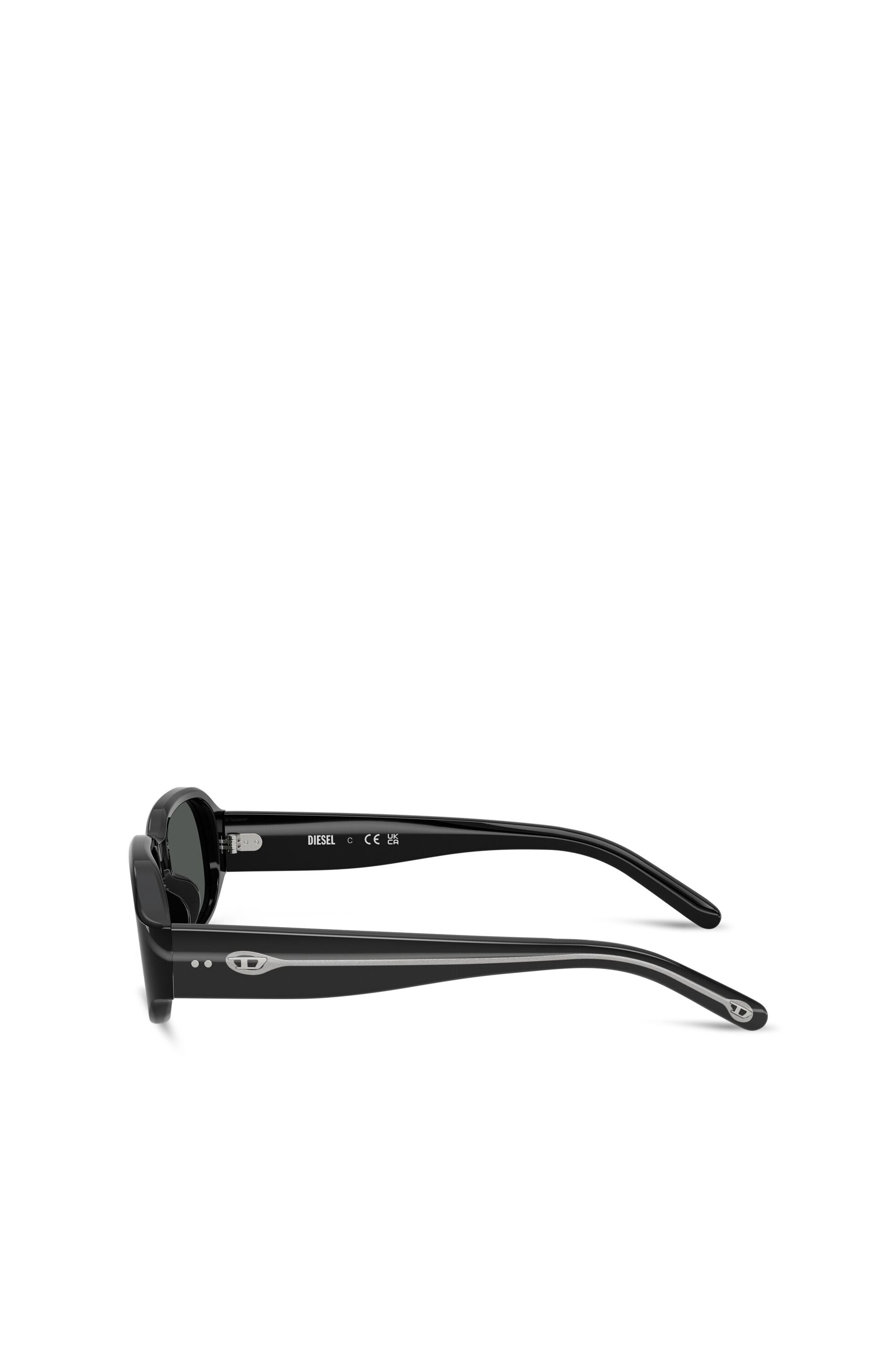Diesel - 0DL2009U, Lunettes de soleil rectangulaires Mixte in Noir - 5