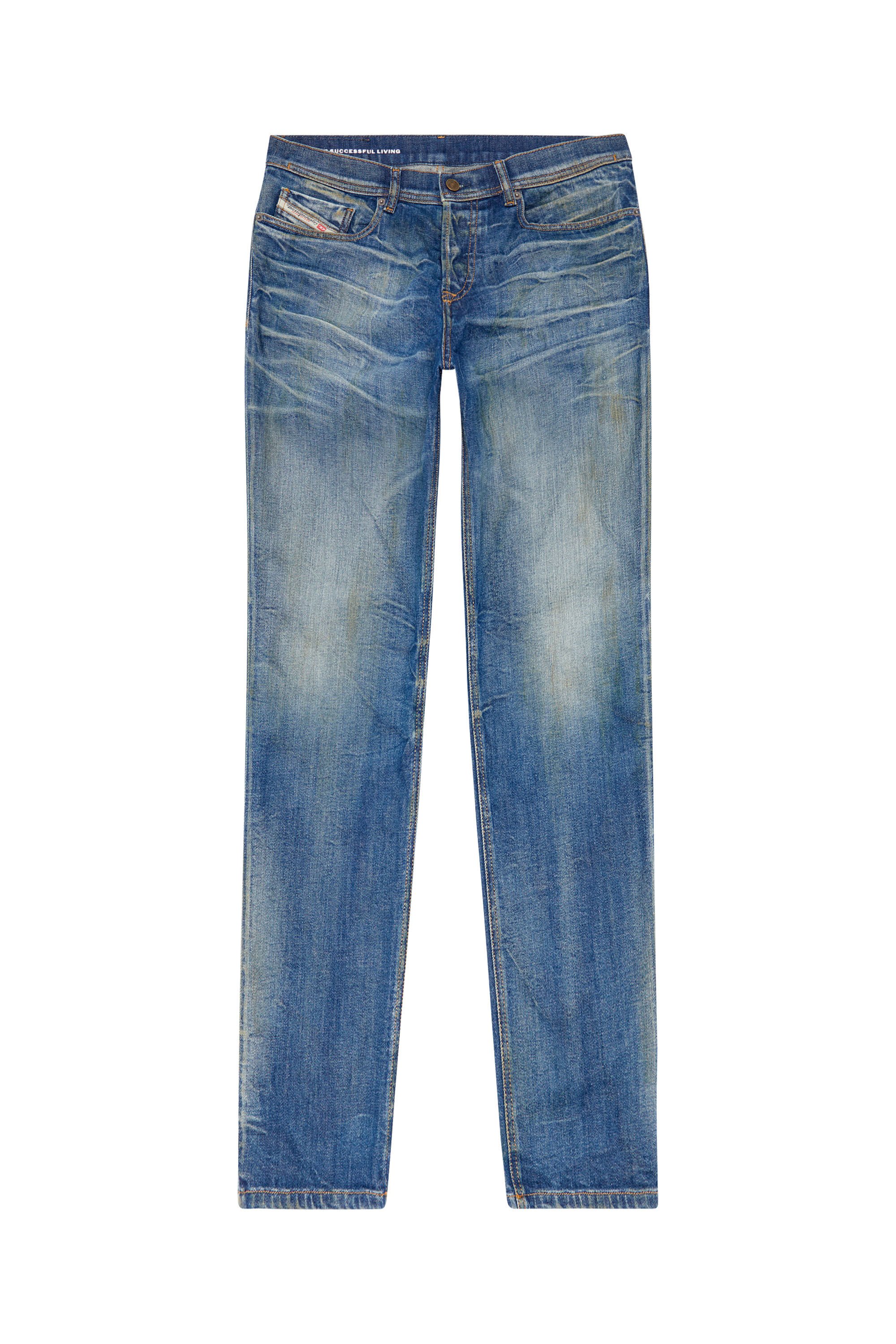 Diesel - Tapered Jeans 2023 D-Finitive 09J66, Bleu moyen - Image 2