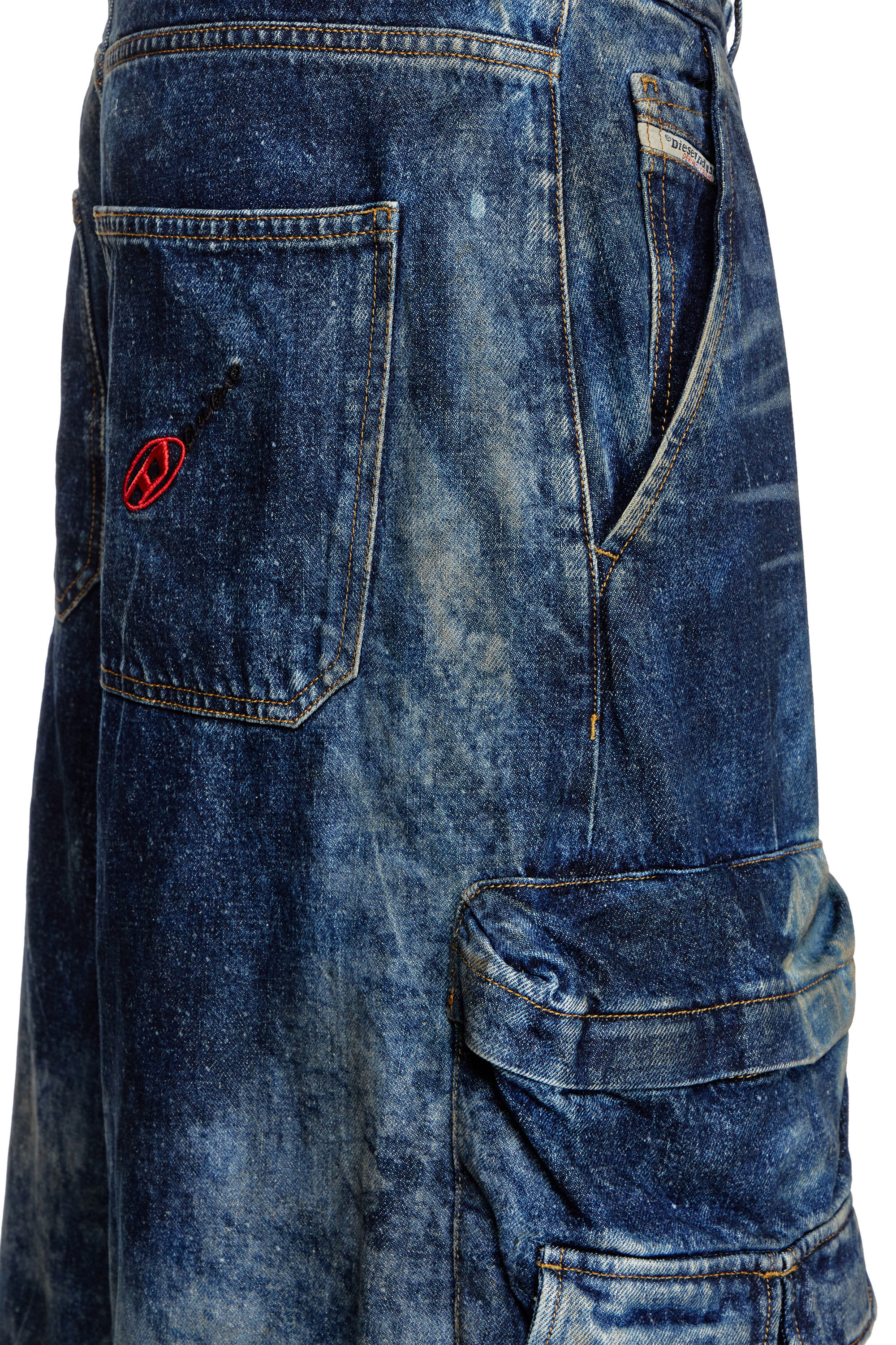 Diesel - Relaxed Jeans D-Giappo 0DBCW Mixte, Bleu Foncé - Image 5