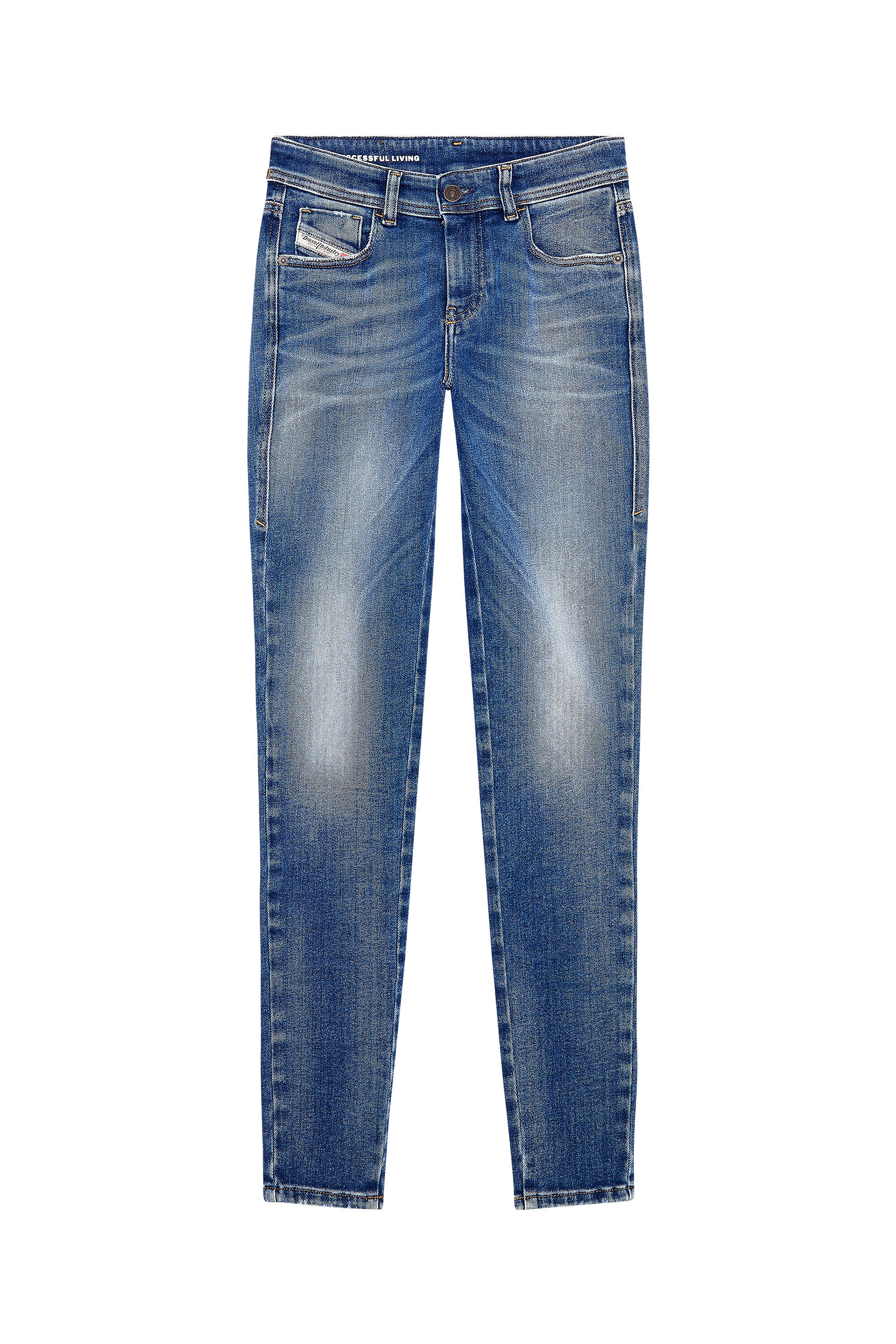 Diesel - Super skinny Jeans 2017 Slandy 09H90, Bleu moyen - Image 2