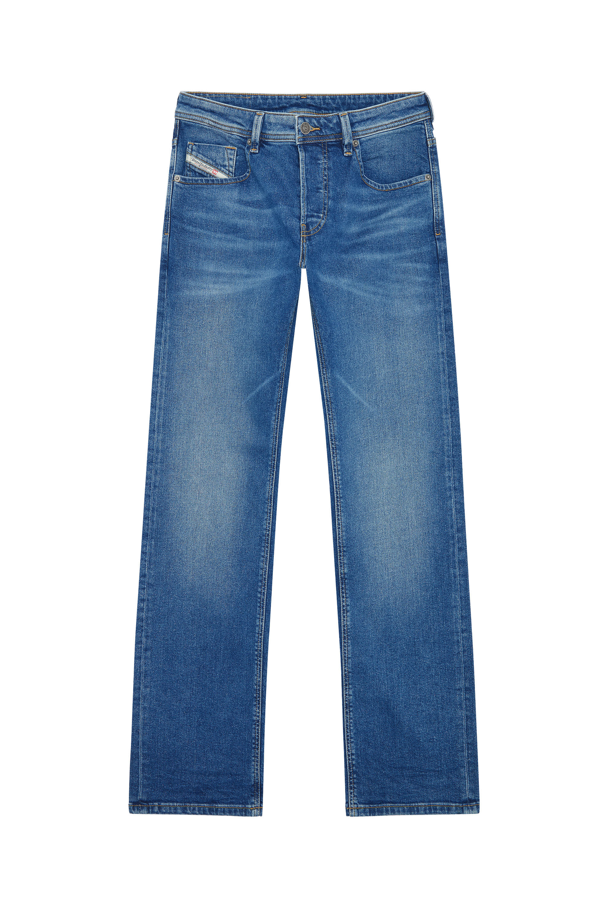 Diesel - Larkee E9A80 Straight Jeans, Bleu moyen - Image 2