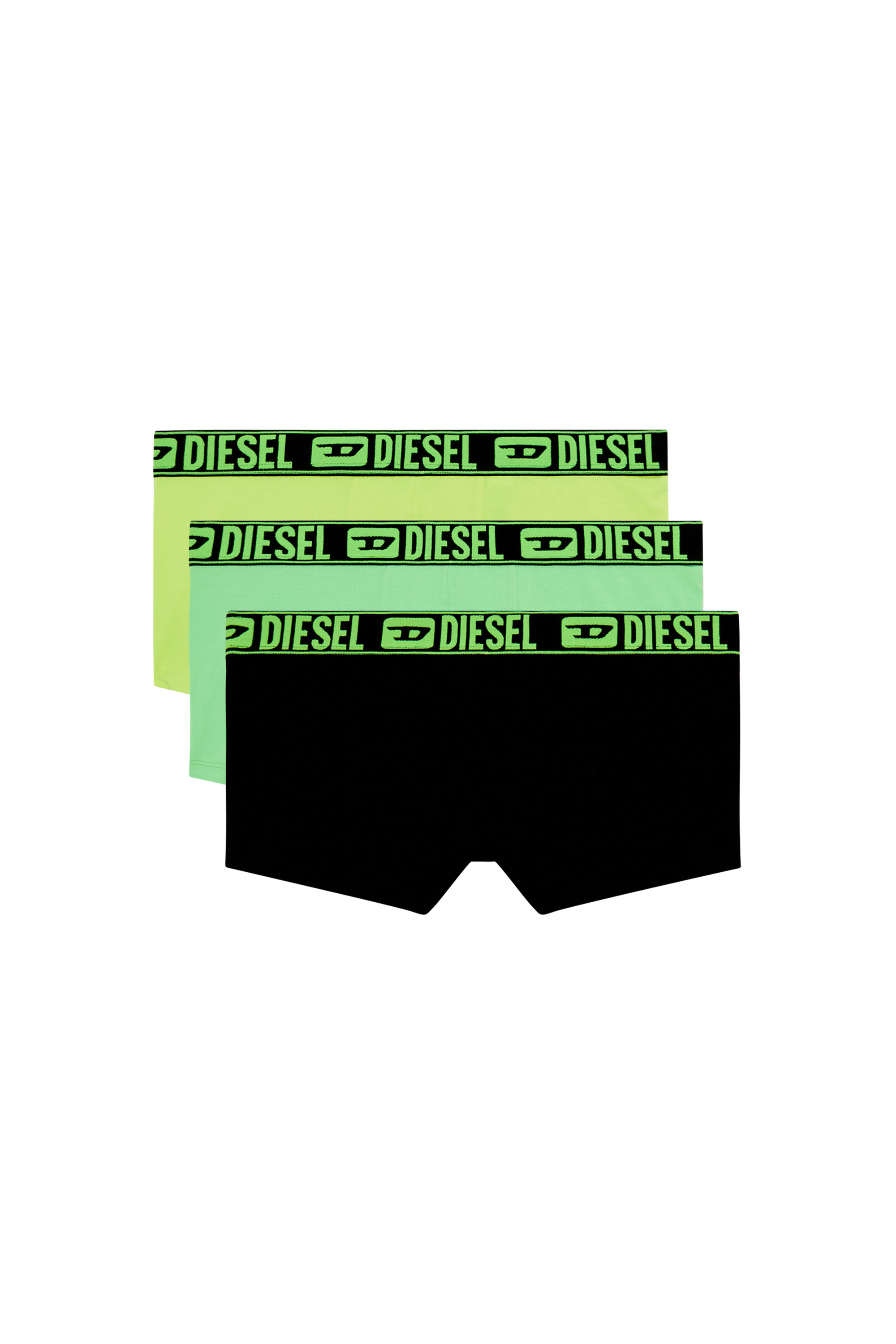 Diesel - UMBX-DAMIENTHREEPACK, Lot de trois boxers avec taille fluo Homme in Polychrome - 2
