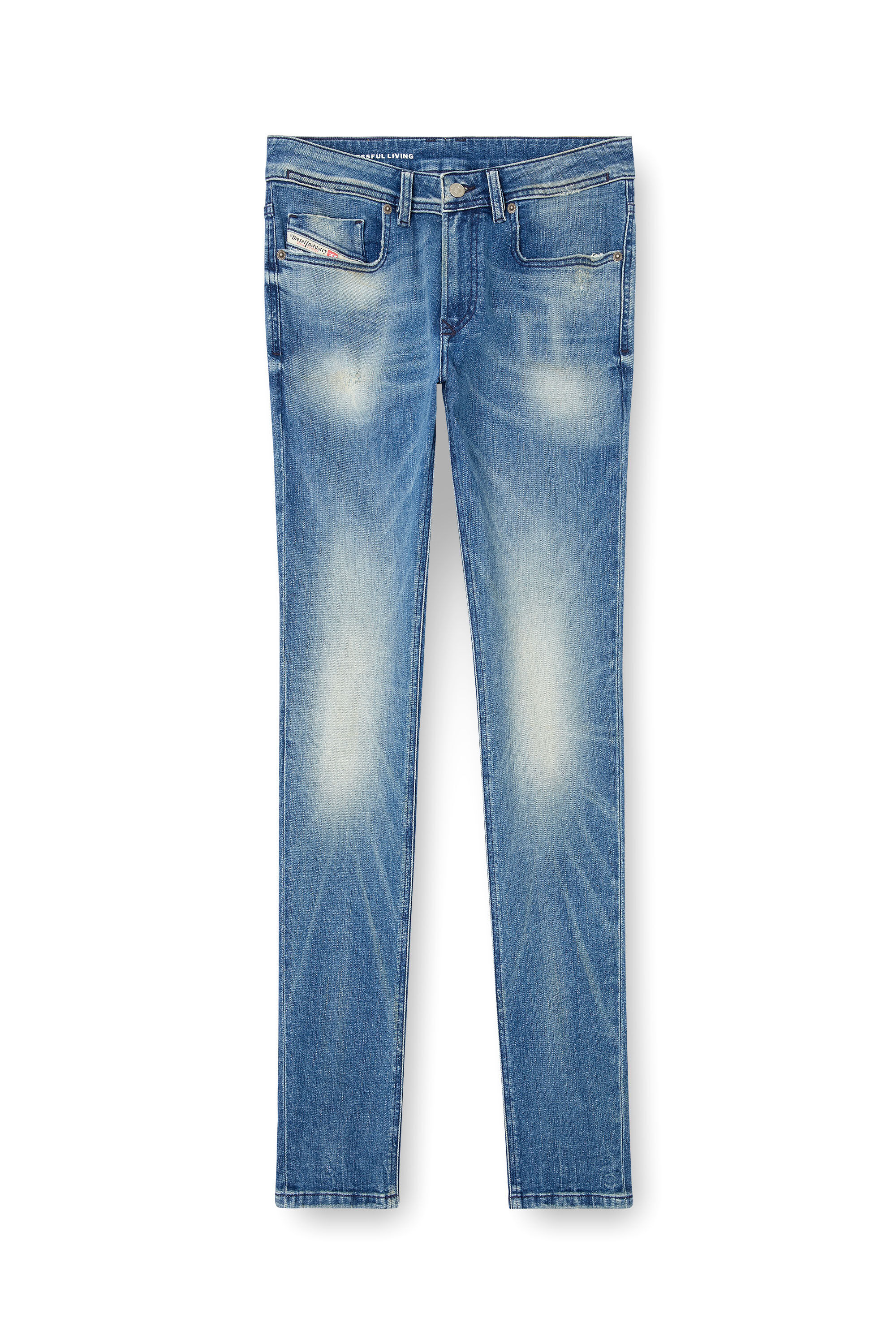 Diesel - Skinny Jeans 1979 Sleenker 0DBDR Homme, Bleu moyen - Image 2