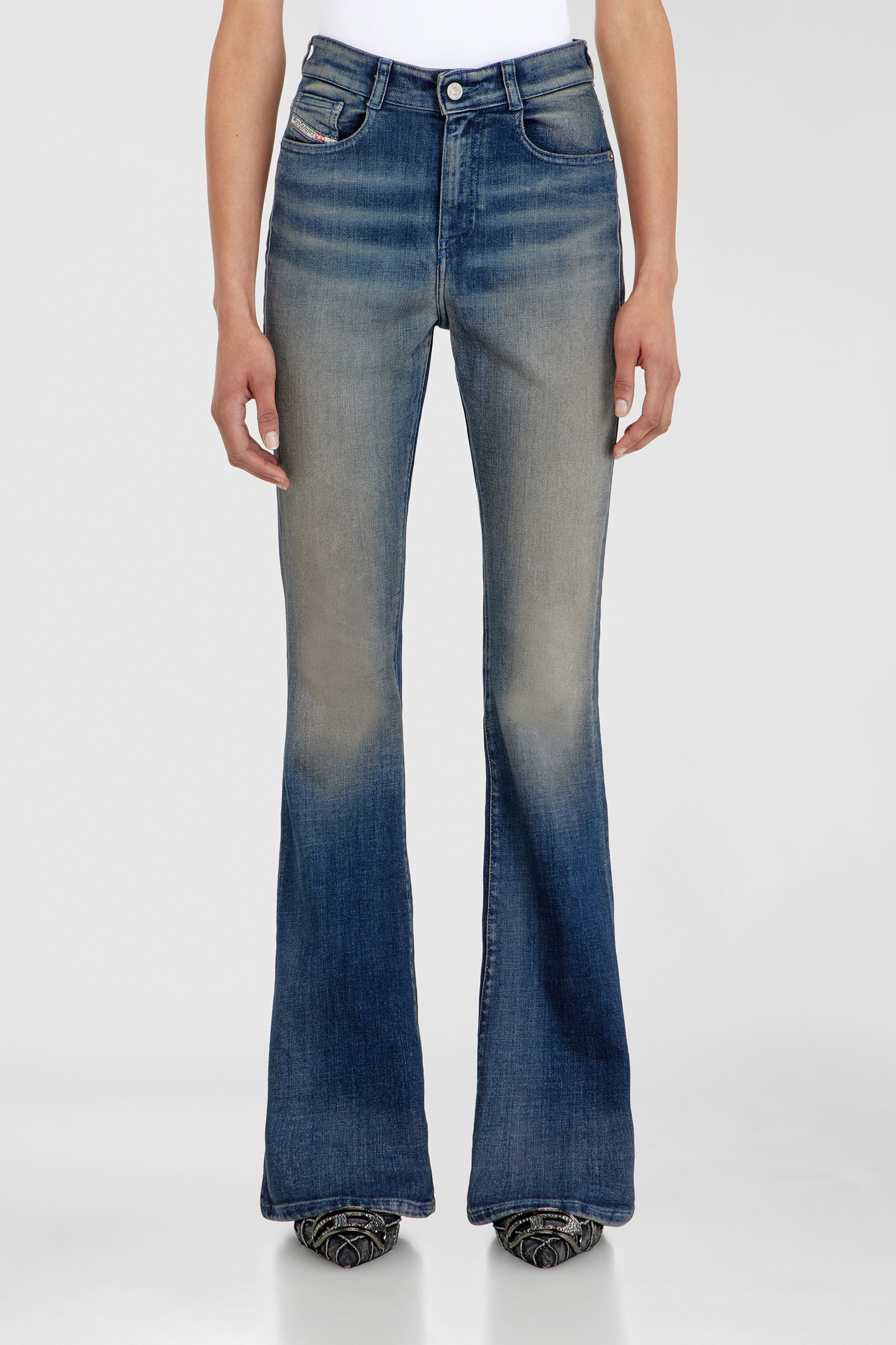 Diesel - Bootcut Jeans 1973 D-Partt 09P67 Femme, Bleu Fonc&eacute; - Image 4