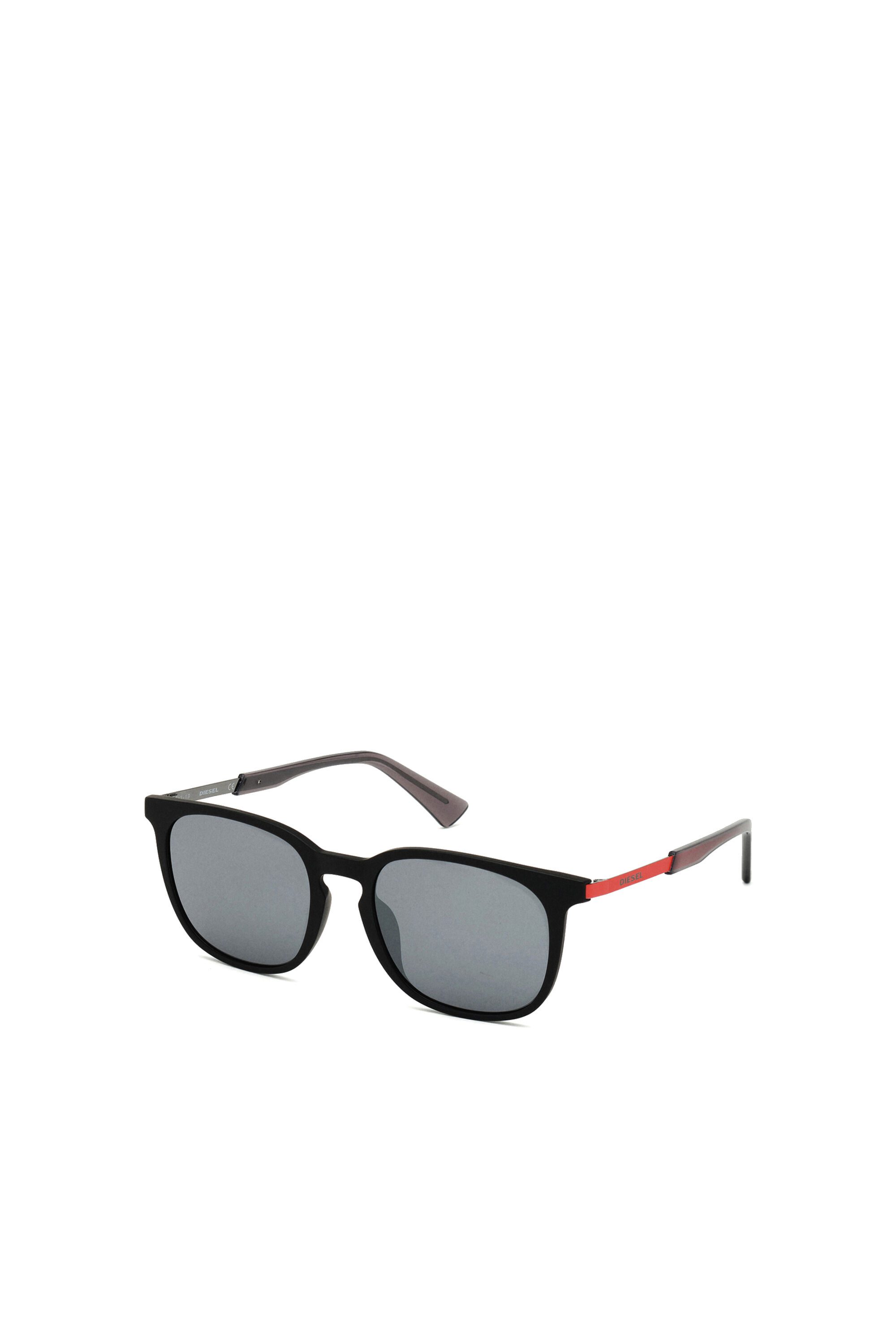 Diesel - DL0311, Lunettes de soleil unisexes injectées Mixte in Noir - 2