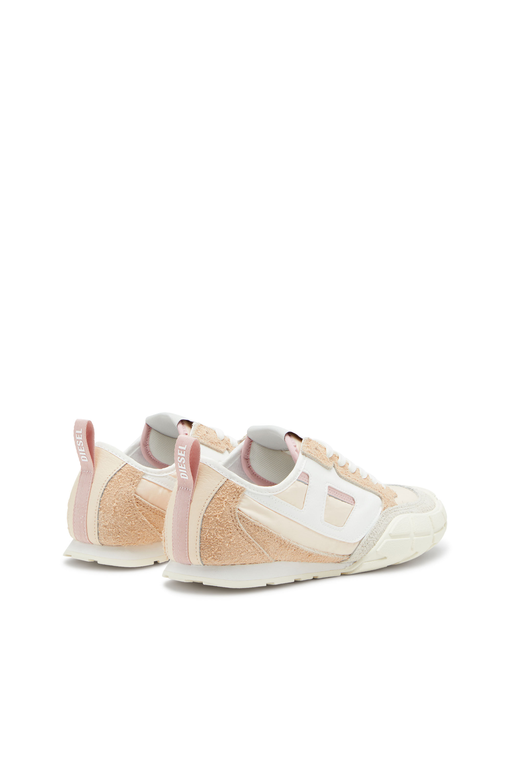 Diesel - S-PAGODHA LOW W, Sneakers en cuir, suède et tissu indéchirable Femme in ToBeDefined - 3