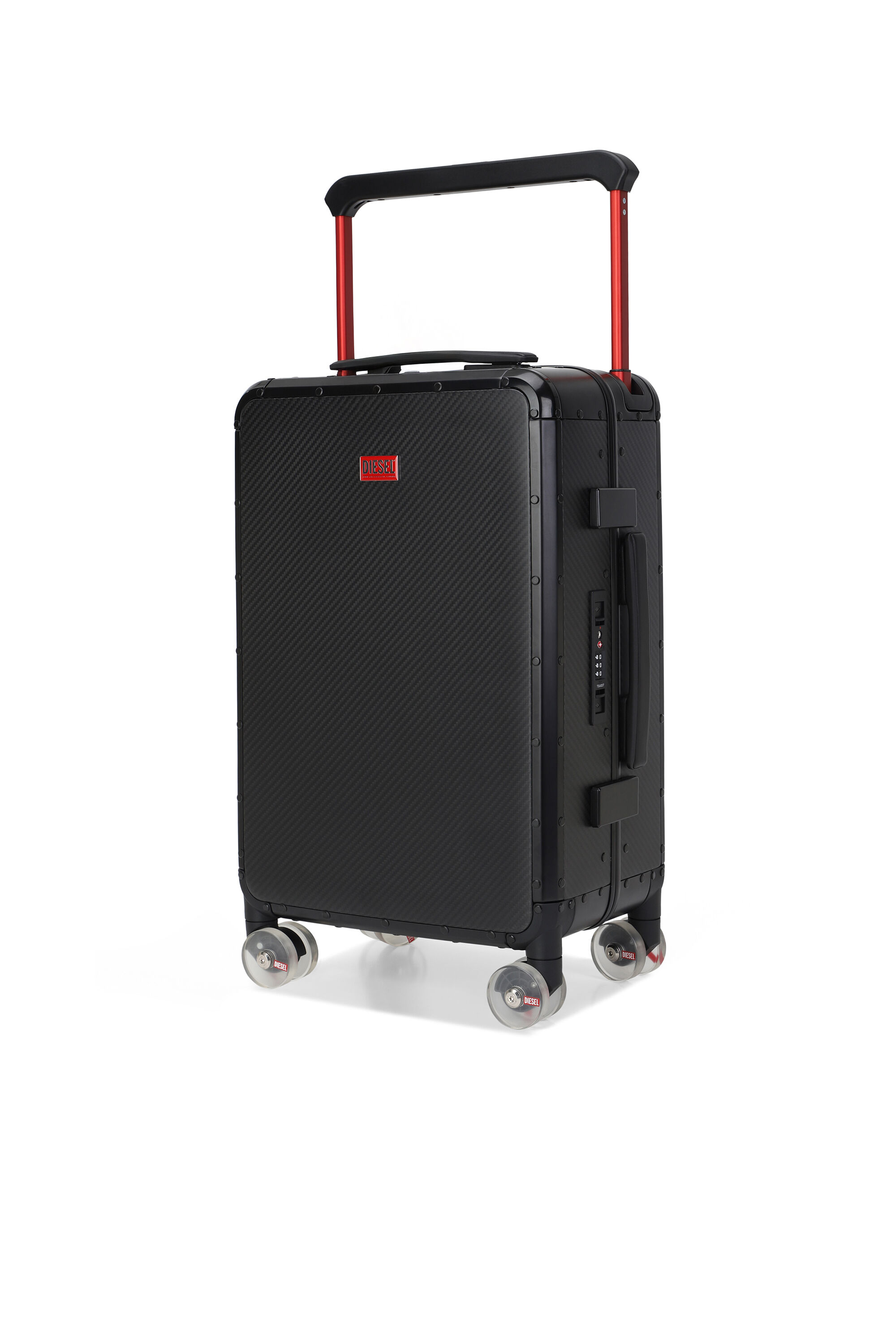 Diesel - DSL CARBON FIBER TROLLEY-BLACK- DSL001, Valise en fibre de carbone taille S Mixte in Noir - 5