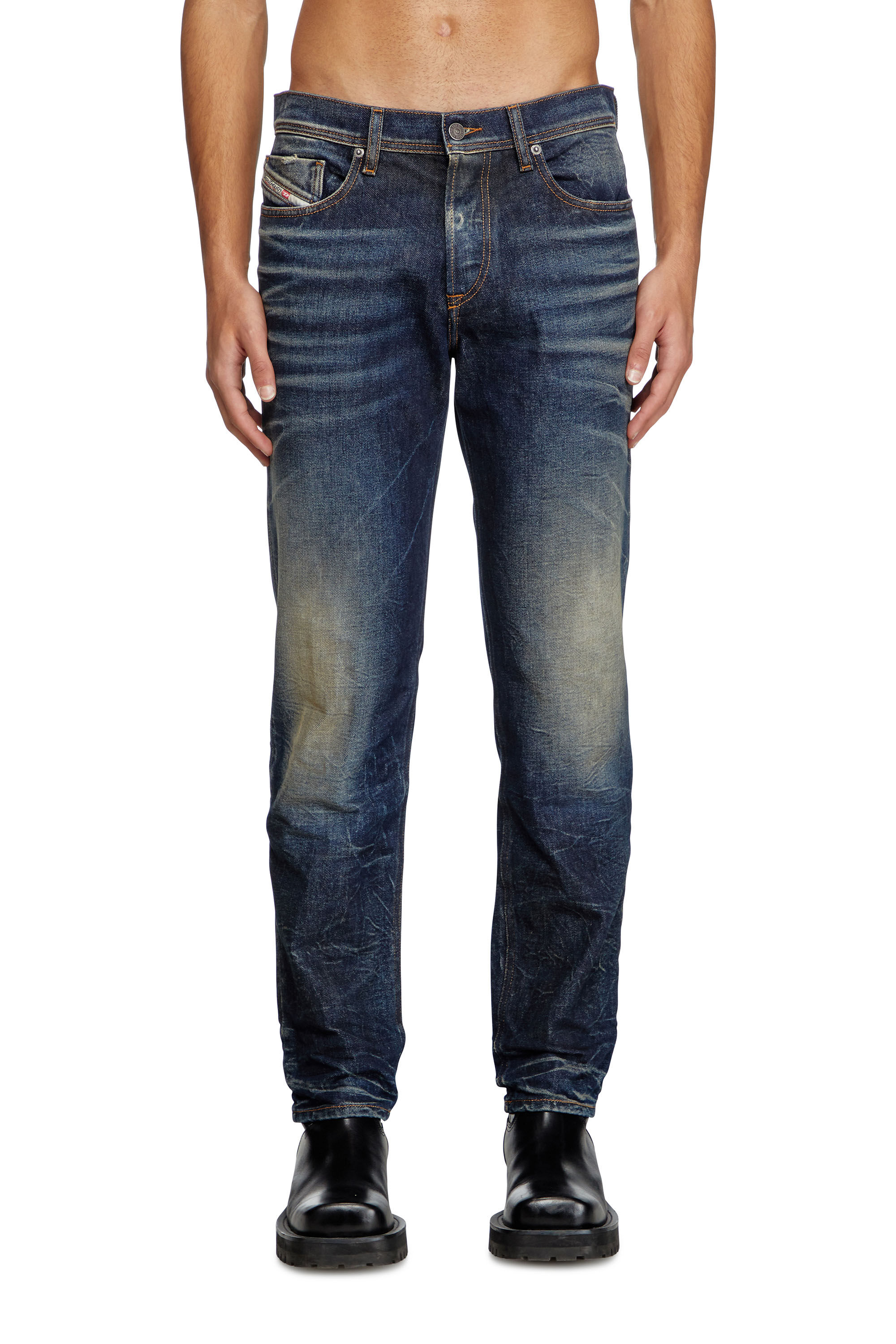 Diesel - Regular Jeans 2023 D-Finitive 09L22 Homme, Bleu Foncé - Image 3