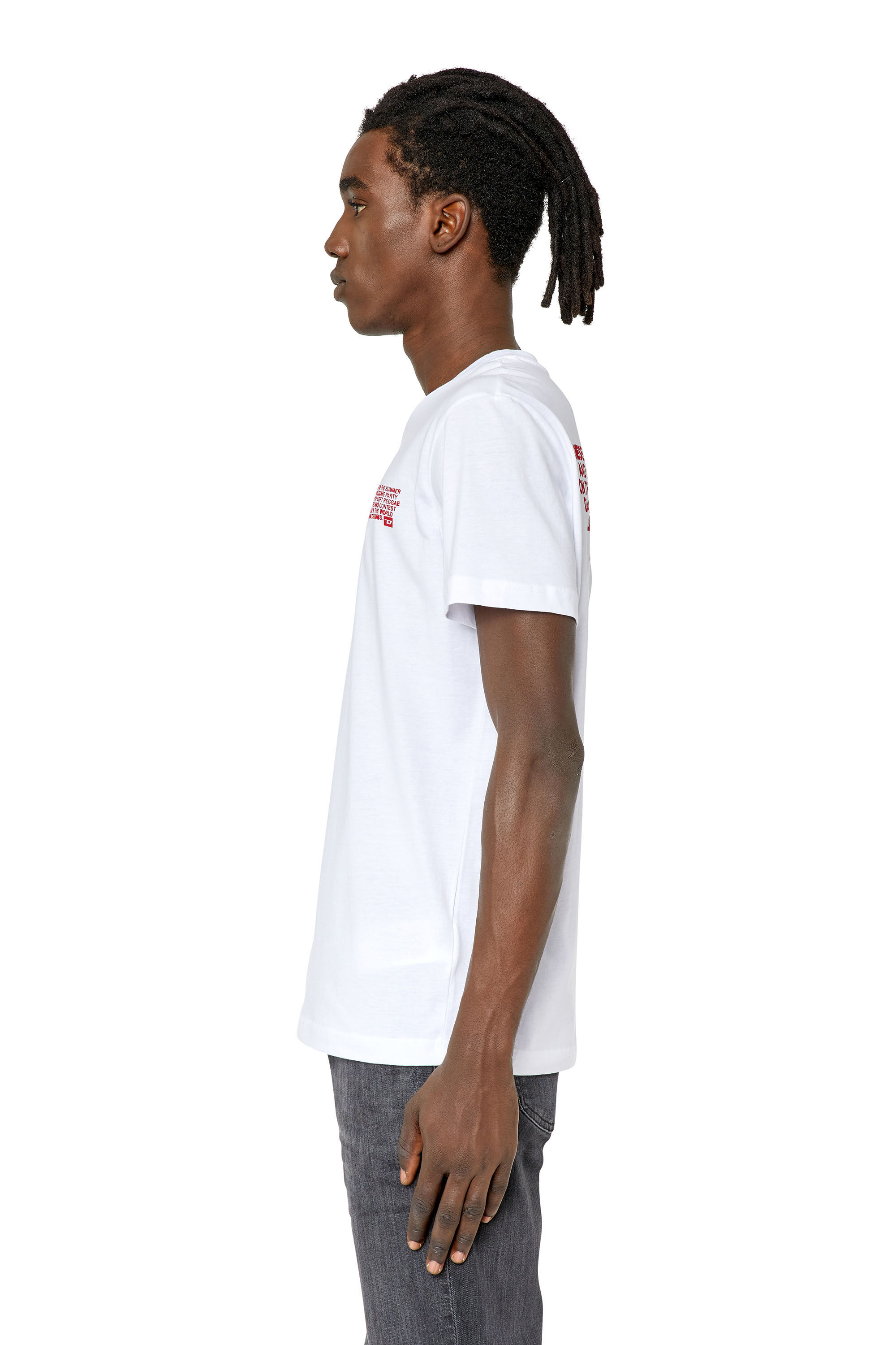 Diesel - T-DIEGOR-K57, Rouge/Blanc - Image 5