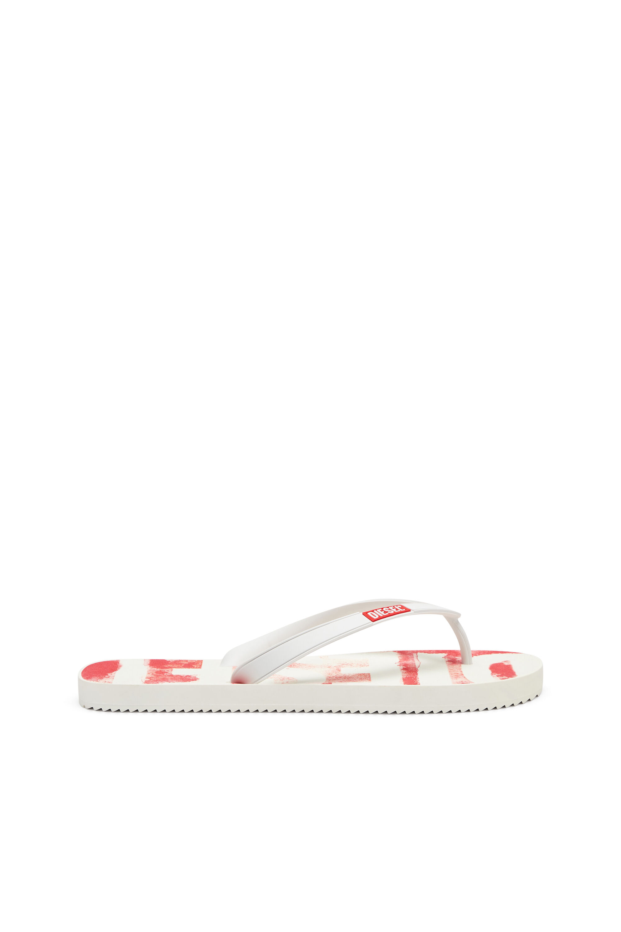Diesel - SA-RIO, Sa-Rio-Tongs en caoutchouc avec logo graffiti Homme in Polychrome - 1