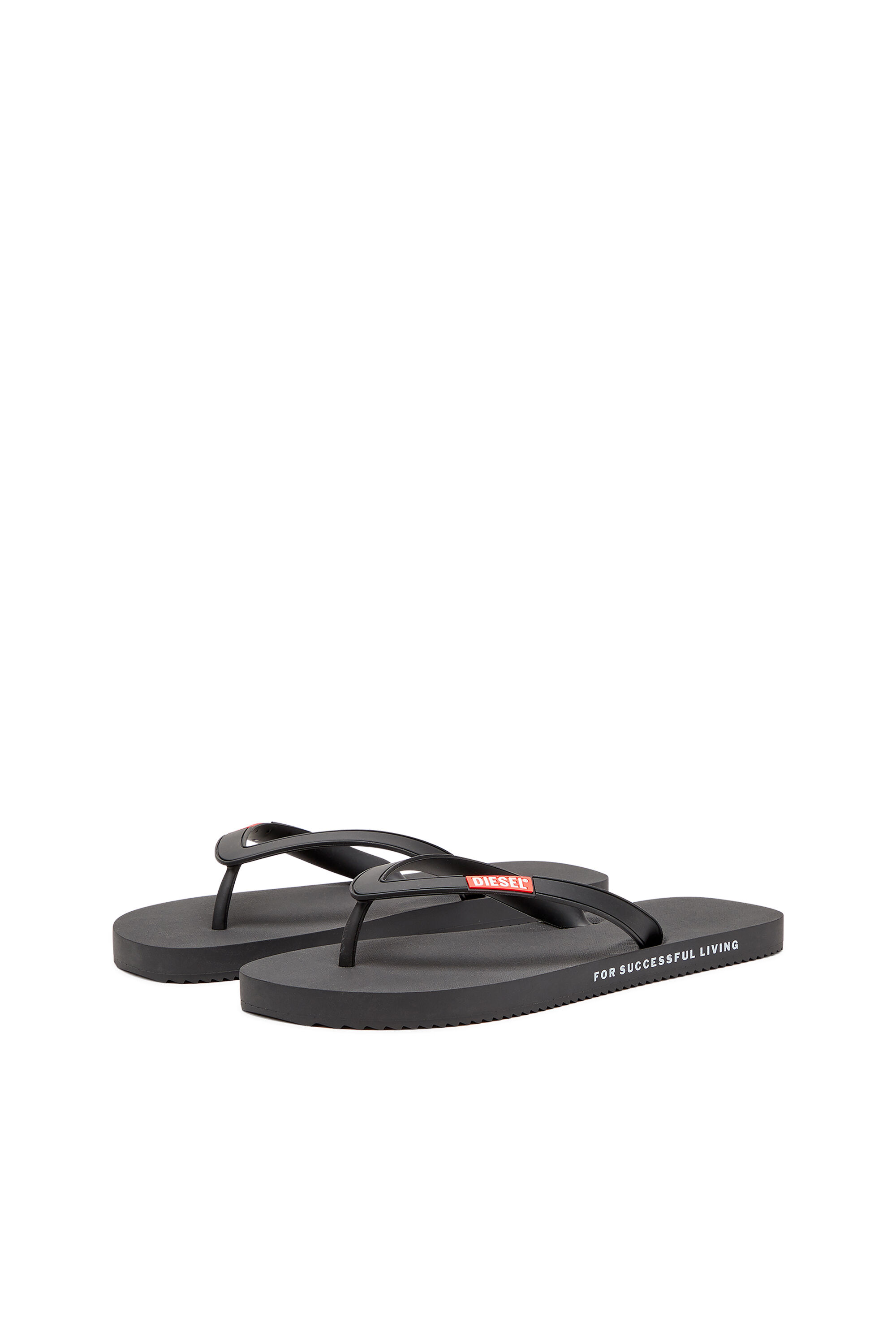 Diesel - SA-RIO, Sa-Rio-Tongs en caoutchouc Homme in Noir - 8