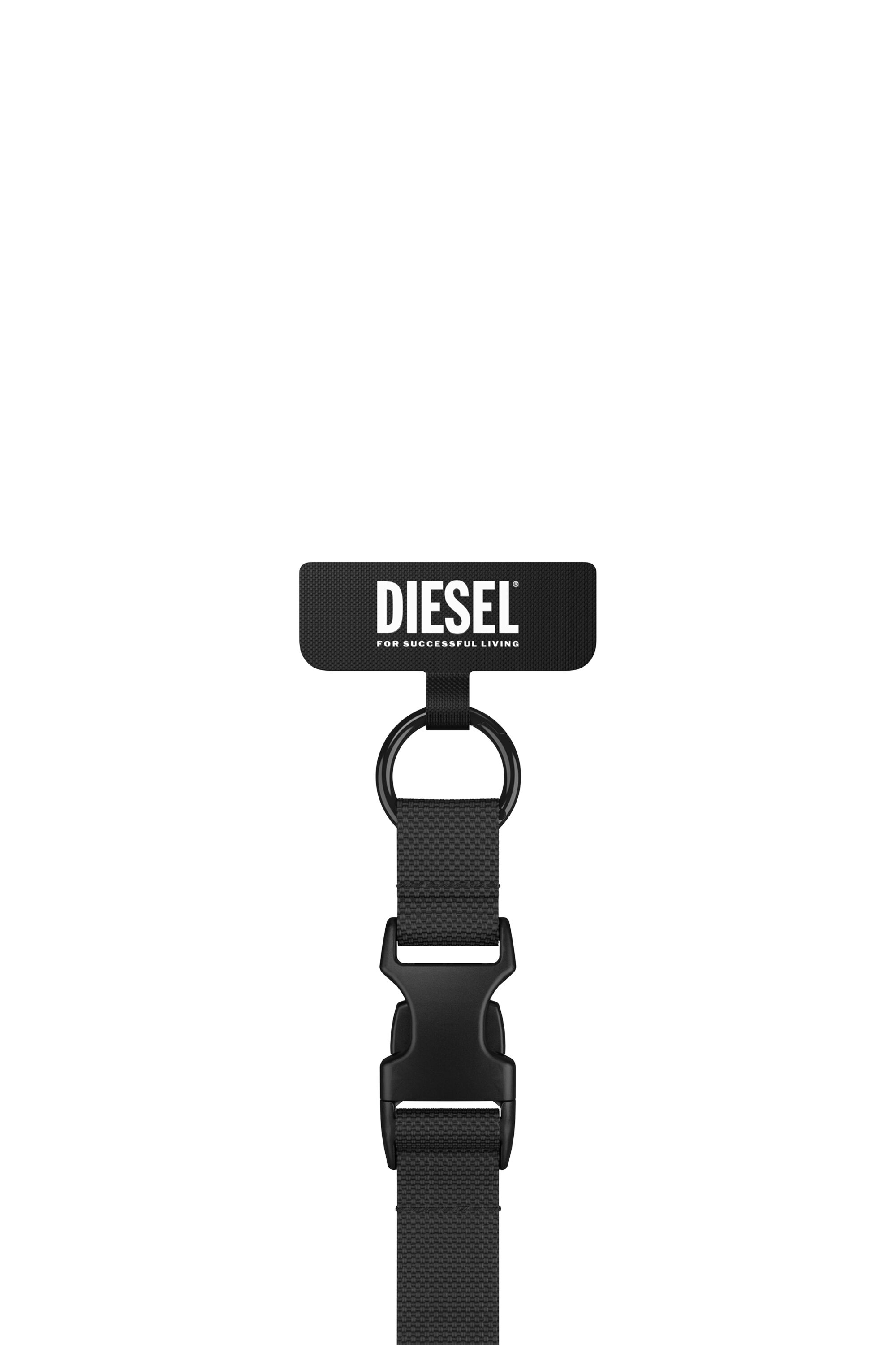 Diesel - 52944 UNIVERSAL NECKLACE, Longe universelle pour smartphone Mixte in Noir - 1