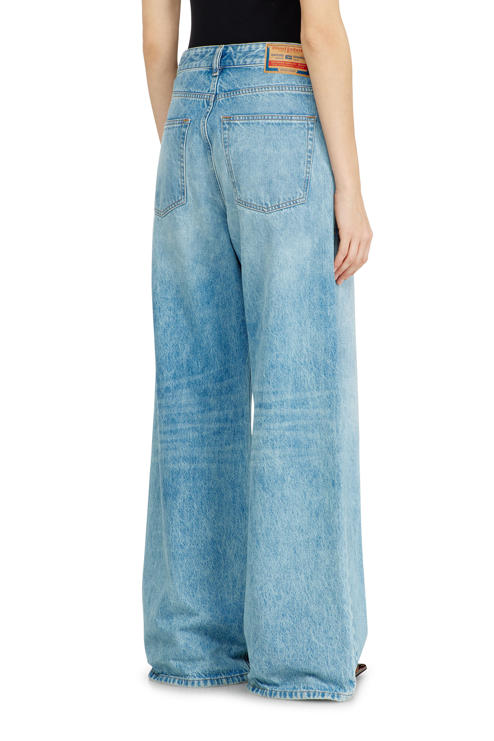 Diesel - Relaxed Jeans 1996 D-Sire 09I29 Mixte, Bleu Clair - Image 5
