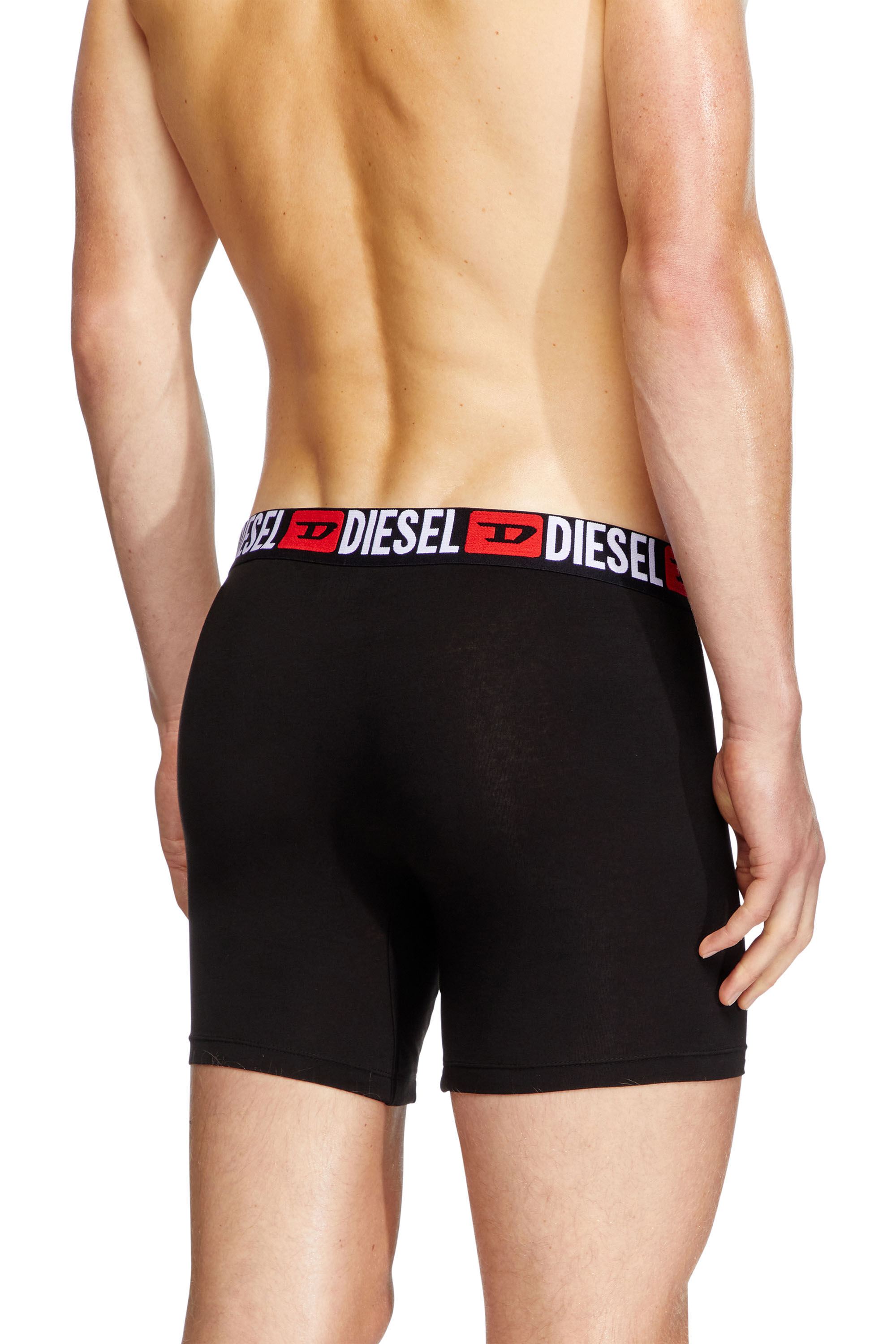 Diesel - MAX-D-CORE-3PACK, Lot de trois boxer en coton stretch Homme in Noir - 4