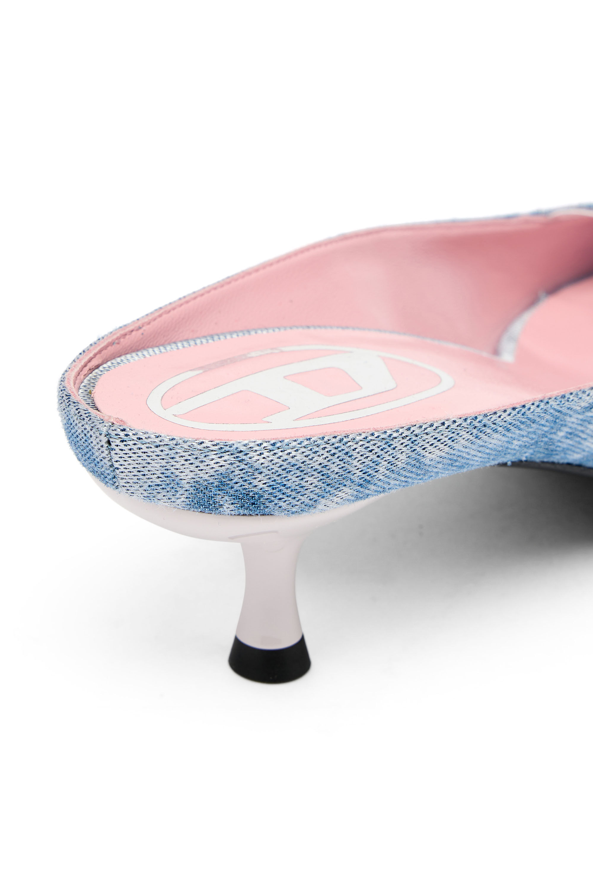 Diesel - D-DIAM'S-SA-40, D-Diam&rsquo;s-Mule en denim Low avec Oval D flottant Femme in ToBeDefined - 6