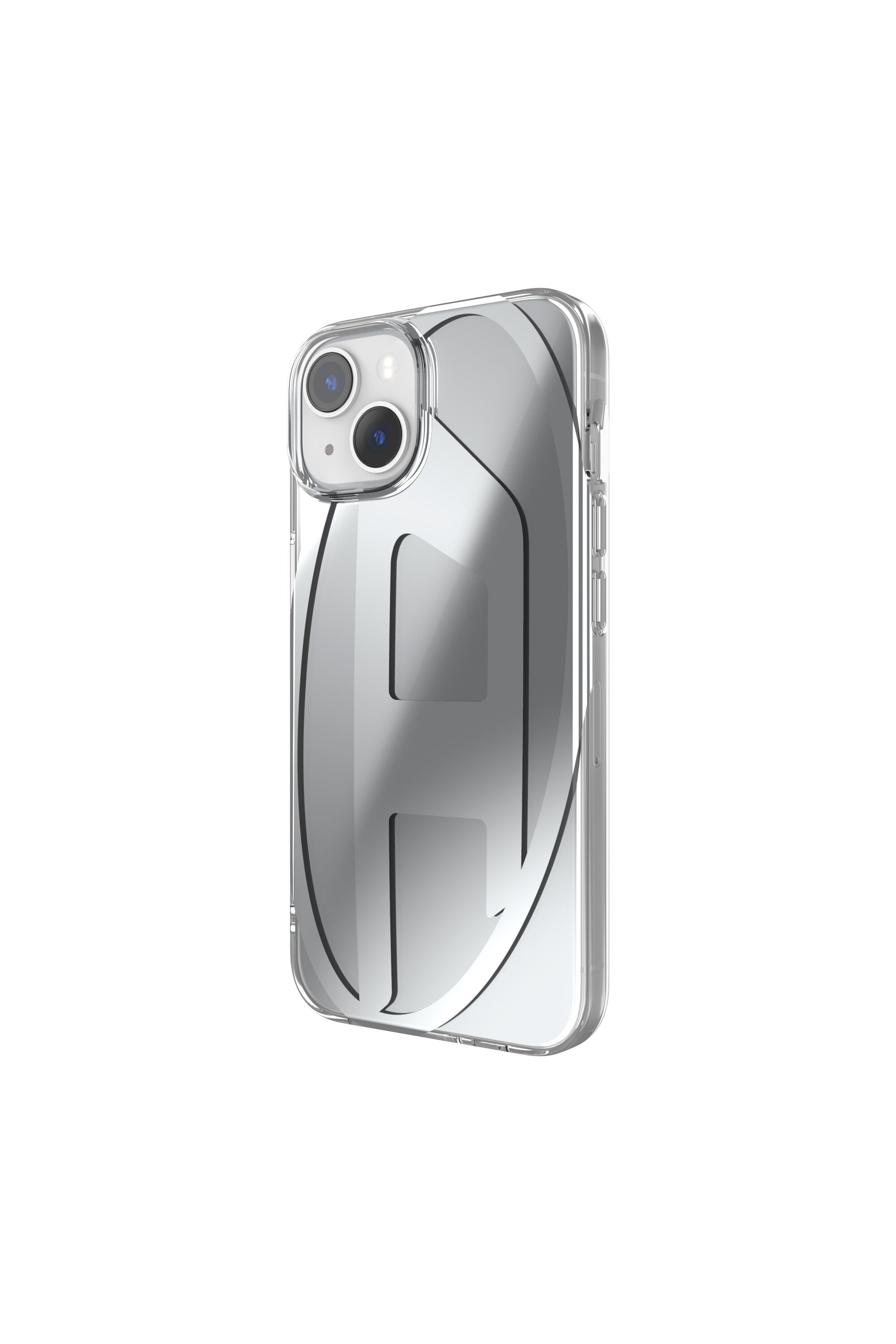 Diesel - 54094 MOULDED CASE, Coque Oval D iPhone 13/iPhone 14 Mixte in Gris argenté - 4
