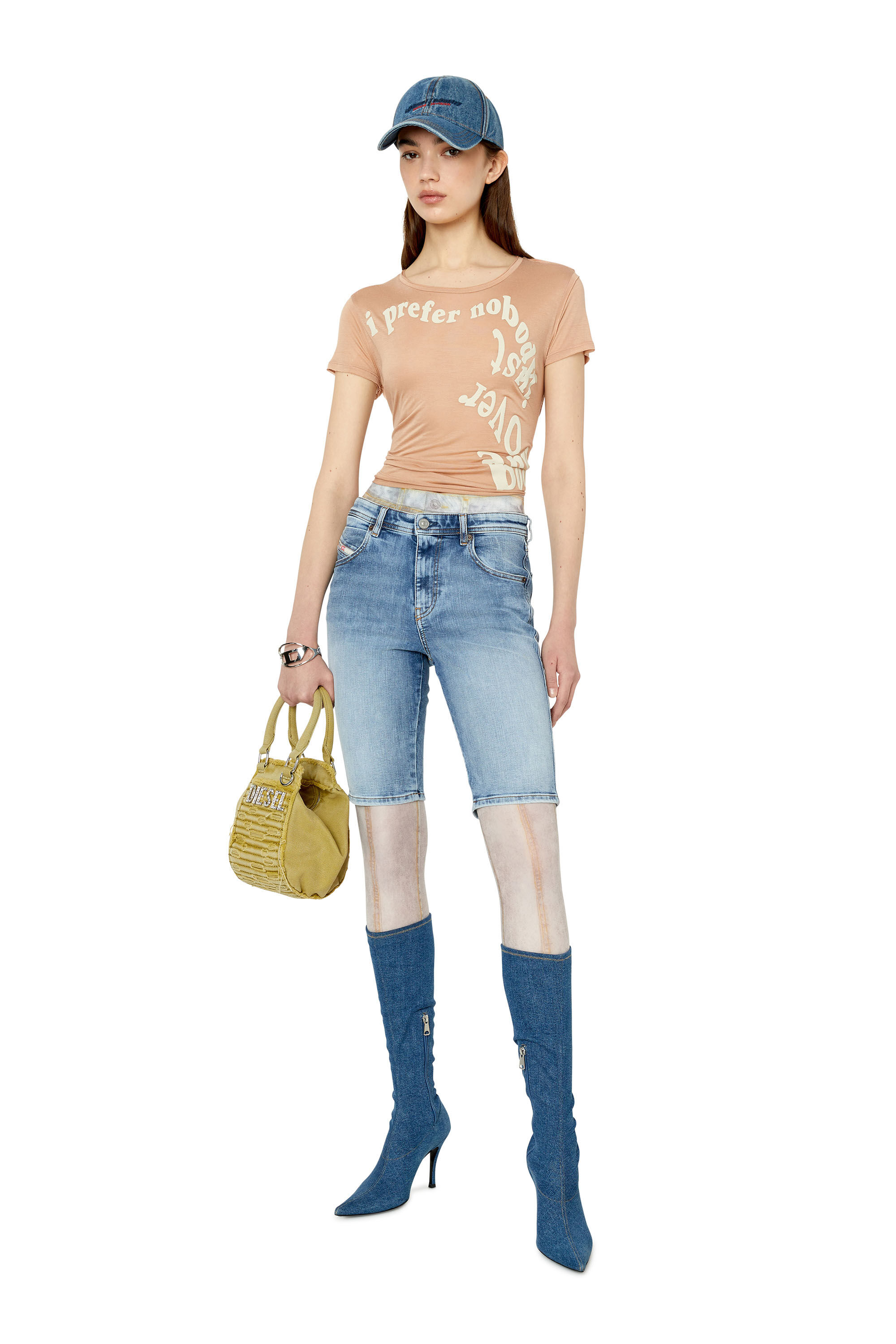Diesel - T-UNCUTIE-RAW, Rose Poudré - Image 1