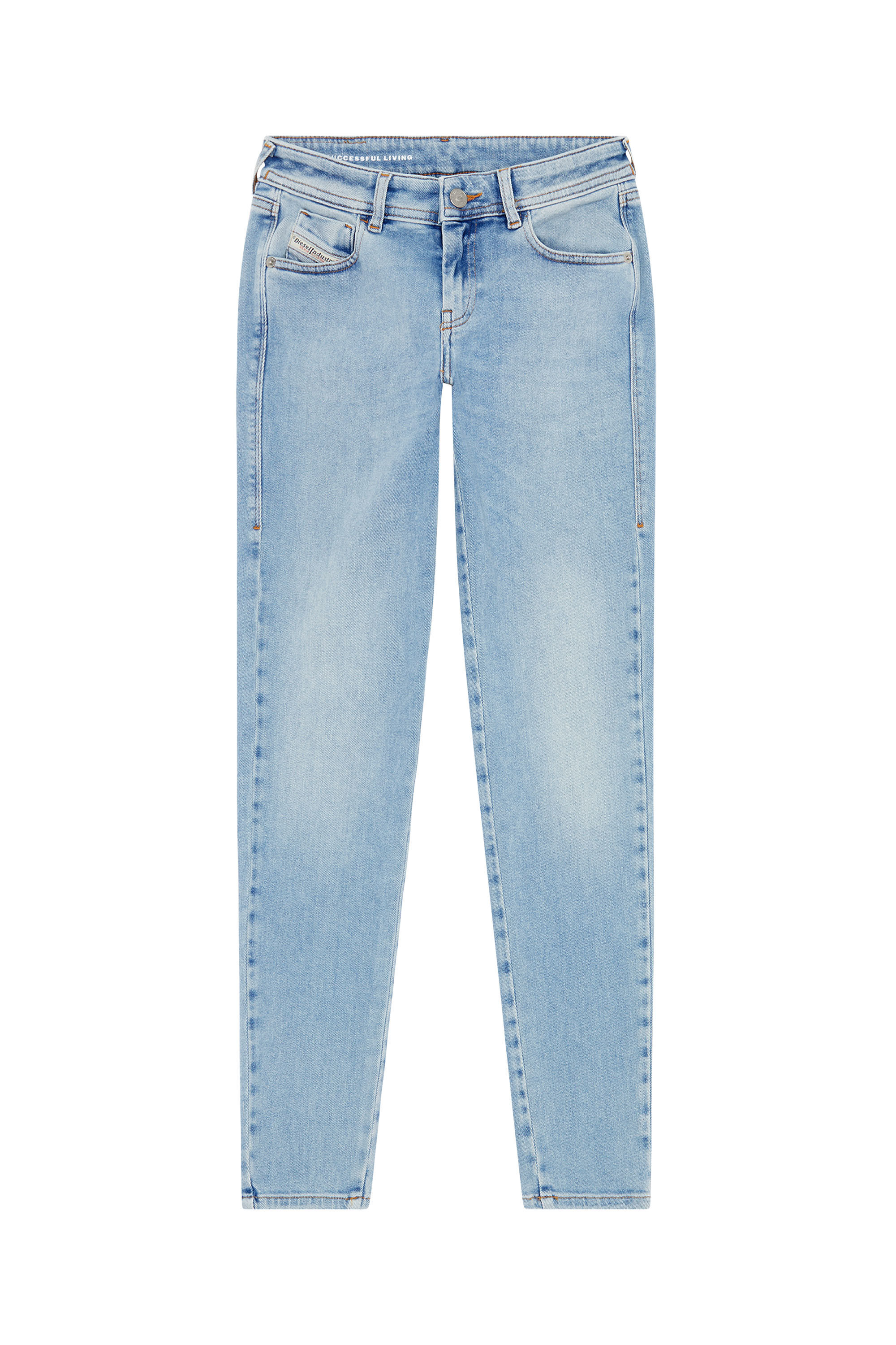 Diesel - Super skinny Jeans 2018 Slandy-Low 09F87, Bleu Clair - Image 2