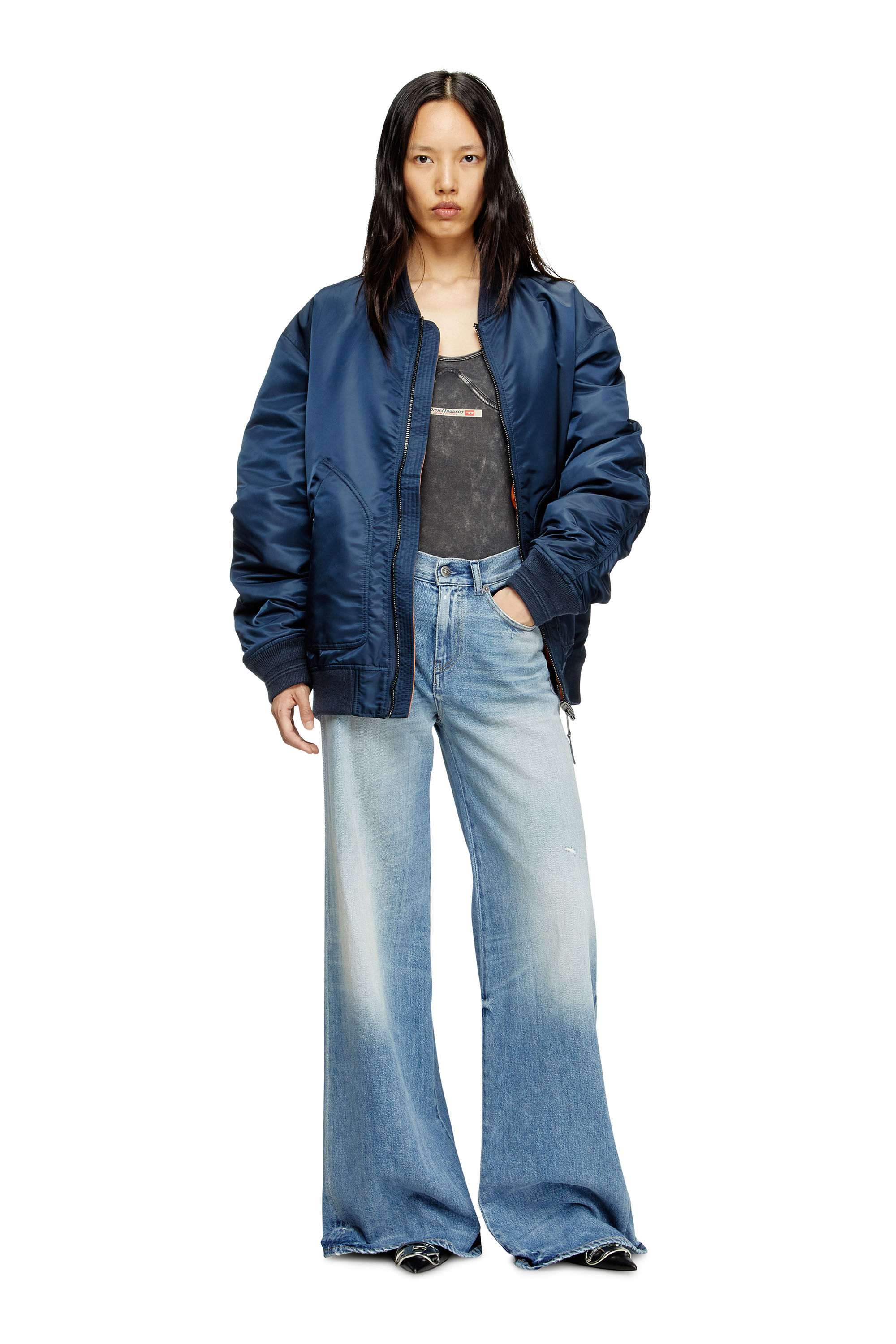 Diesel - Flare Jeans 1978 D-Akemi 09M07 Femme, Bleu Clair - Image 1