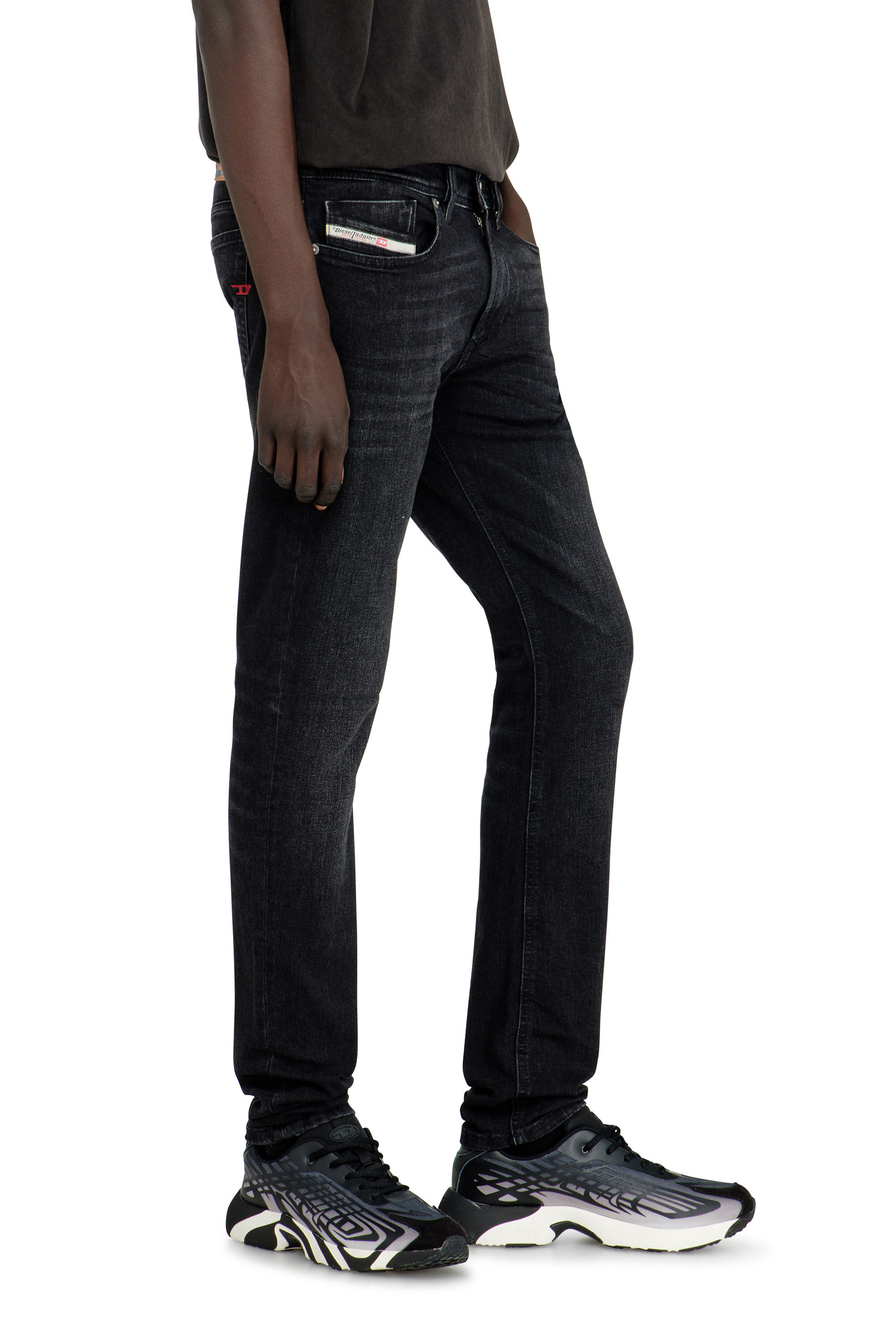 Diesel - Skinny Jeans 1979 Sleenker 0GRDA Homme, Noir/Gris fonc&eacute; - Image 7