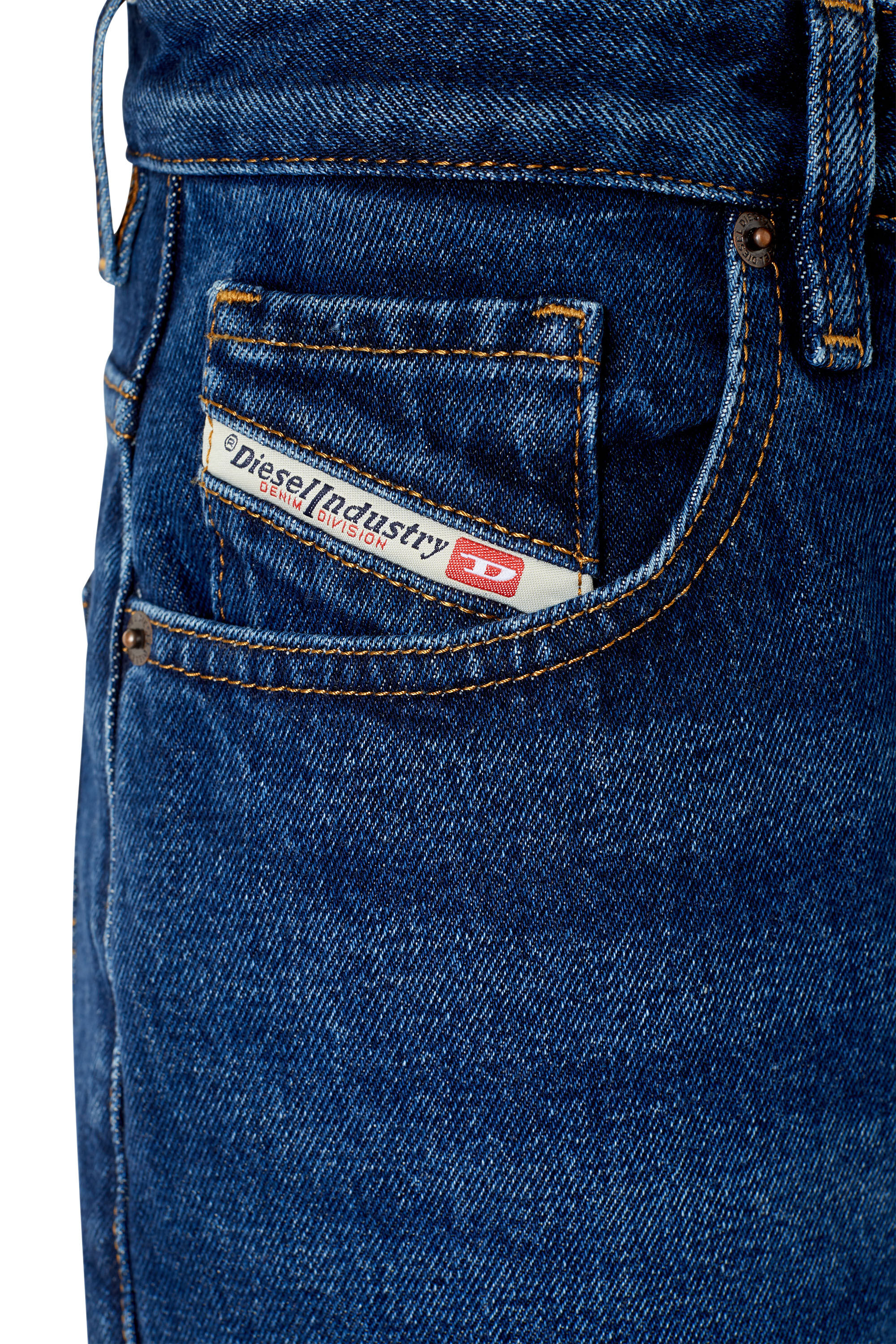 Diesel - 1999 D-Reggy 007E6 Straight Jeans, Bleu Foncé - Image 6