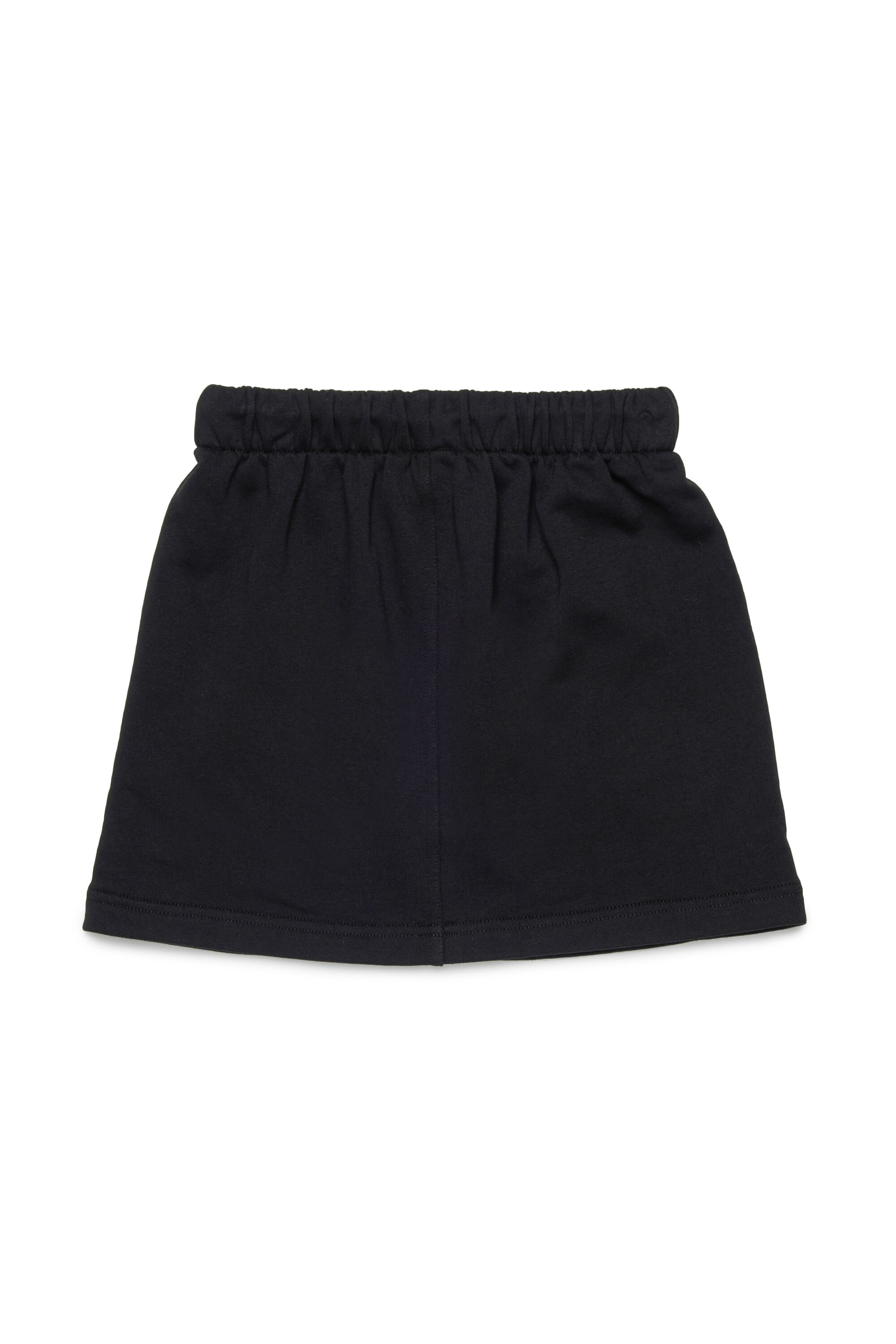 Diesel - GOSPY, Mini-jupe avec cut-out à logo Oval D Femme in Noir - 2