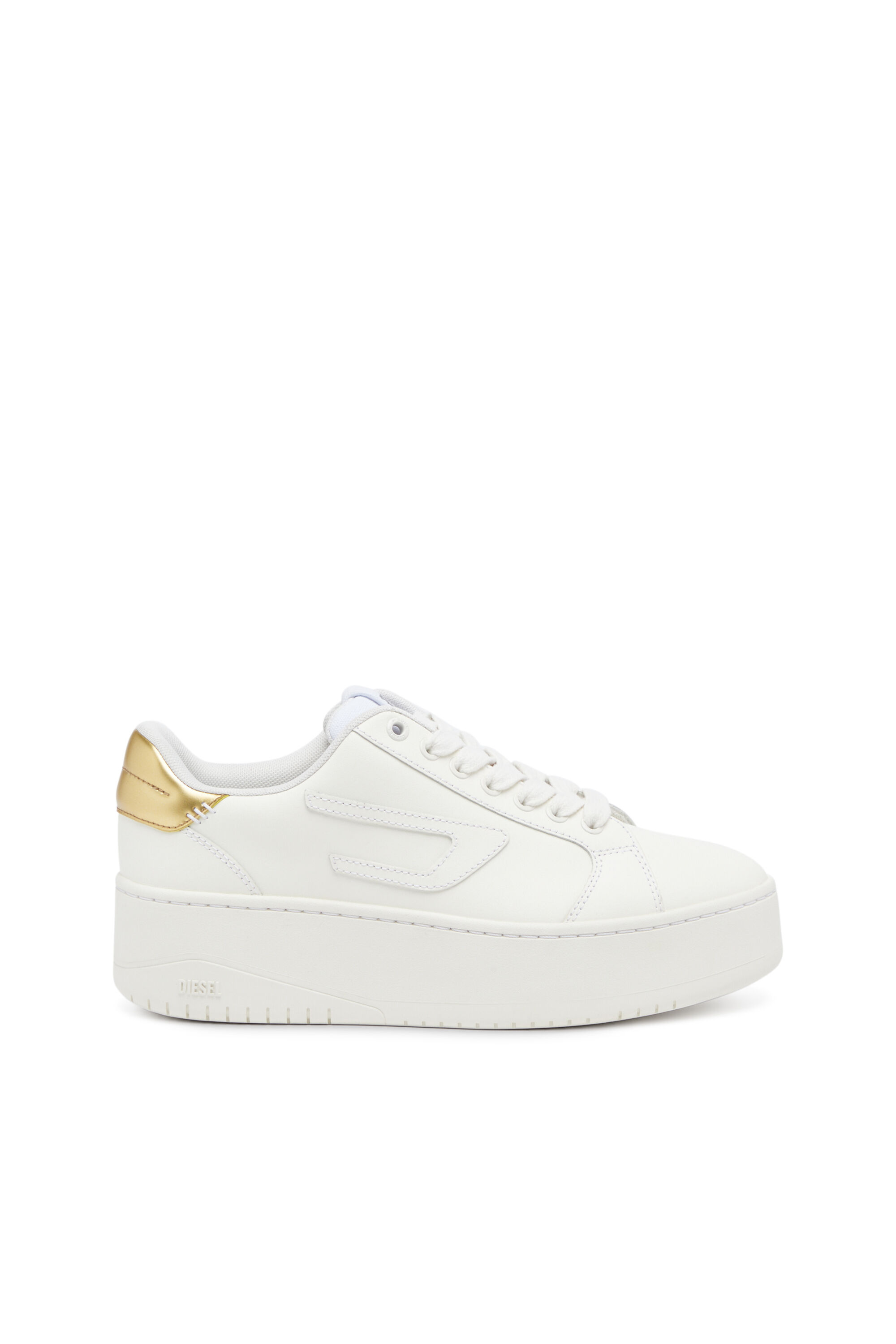 Women s S Athene Bold Low top sneakers with flatform sole Oro Diesel