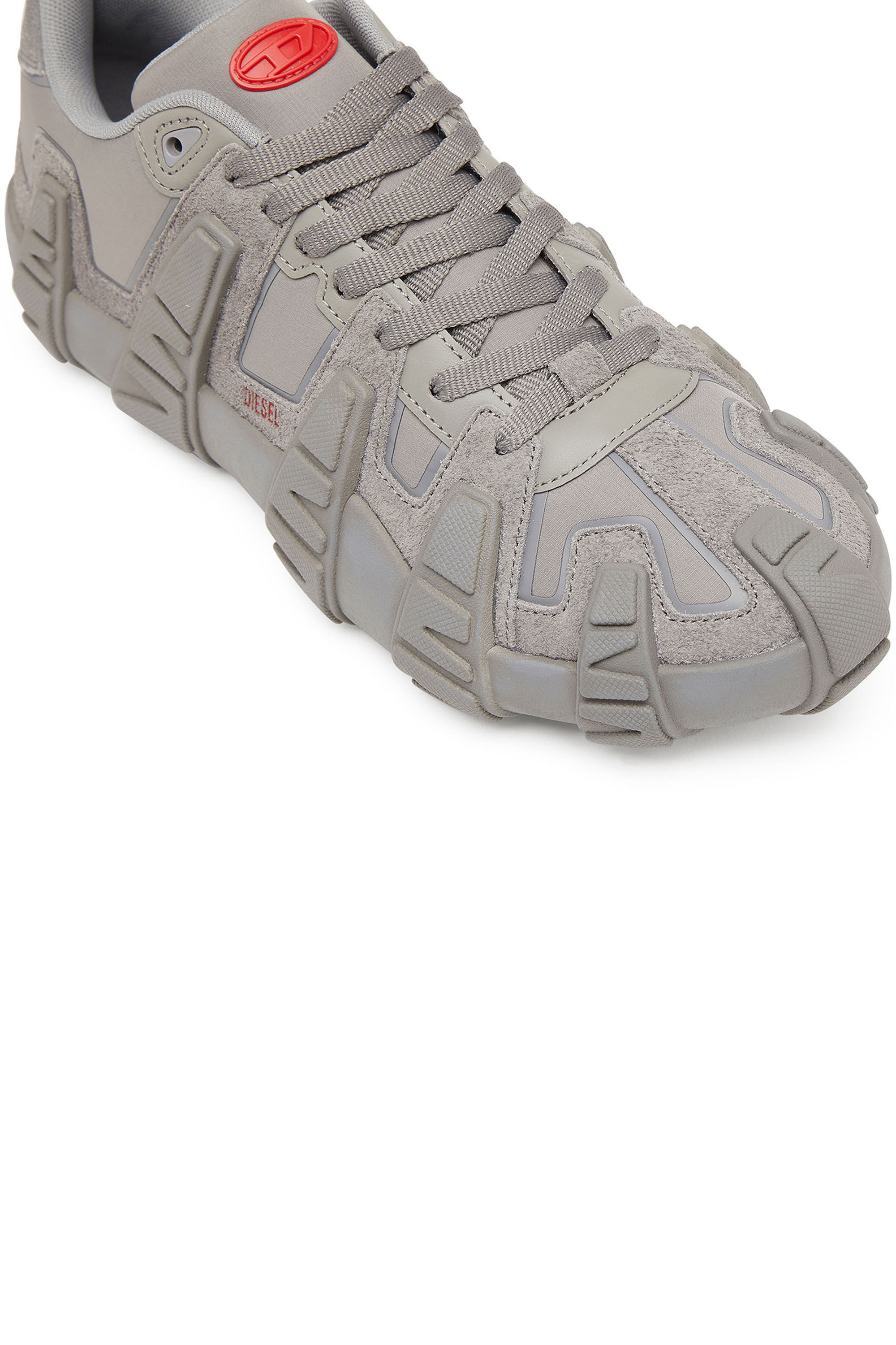 Diesel - S-D-GRIFFE LOW, S-D-Griffe - Baskets en nylon Homme in Gris - 6