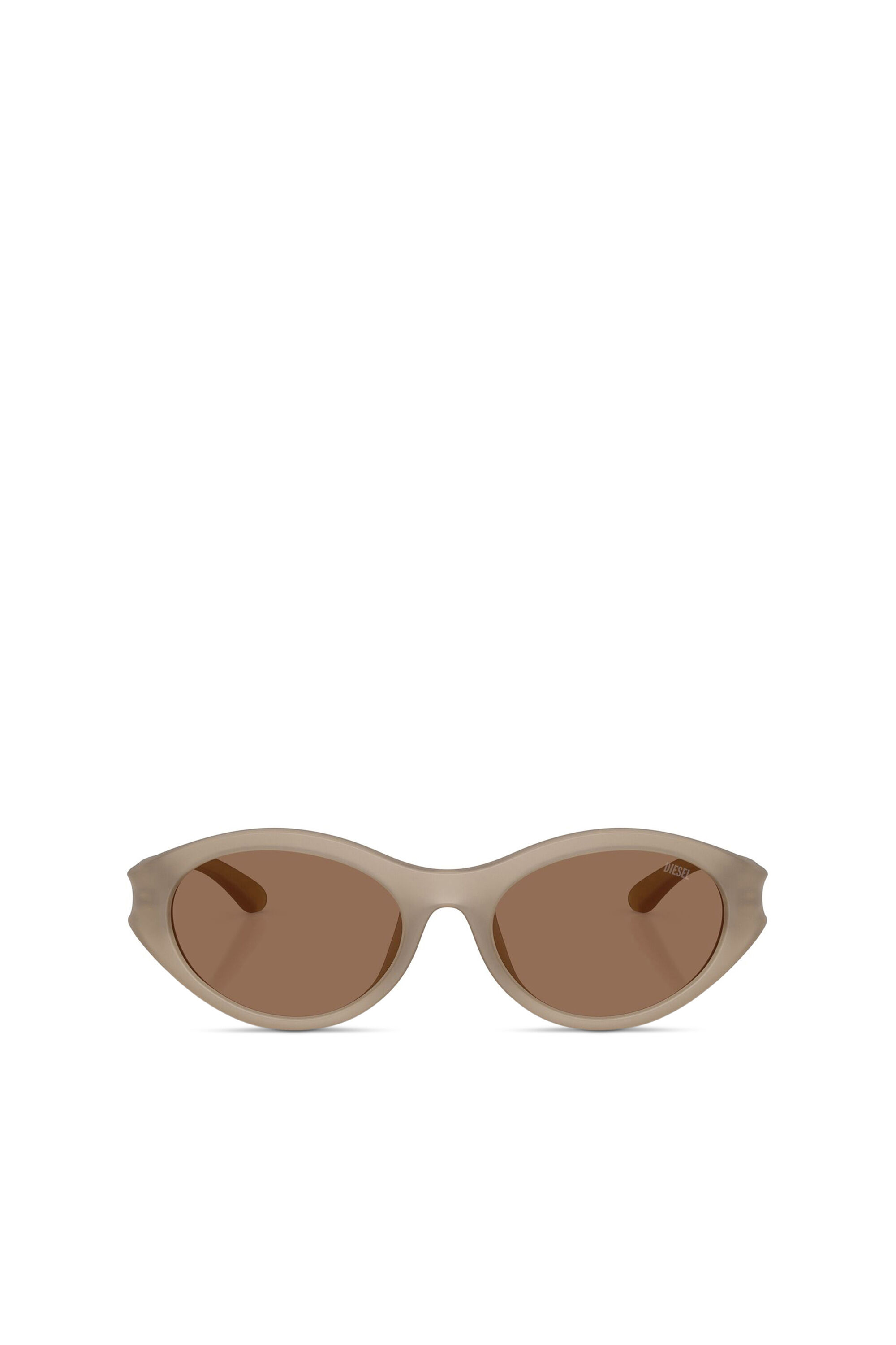 Diesel - 0DL3005U, Lunettes de soleil ovales Mixte in Beige - 1