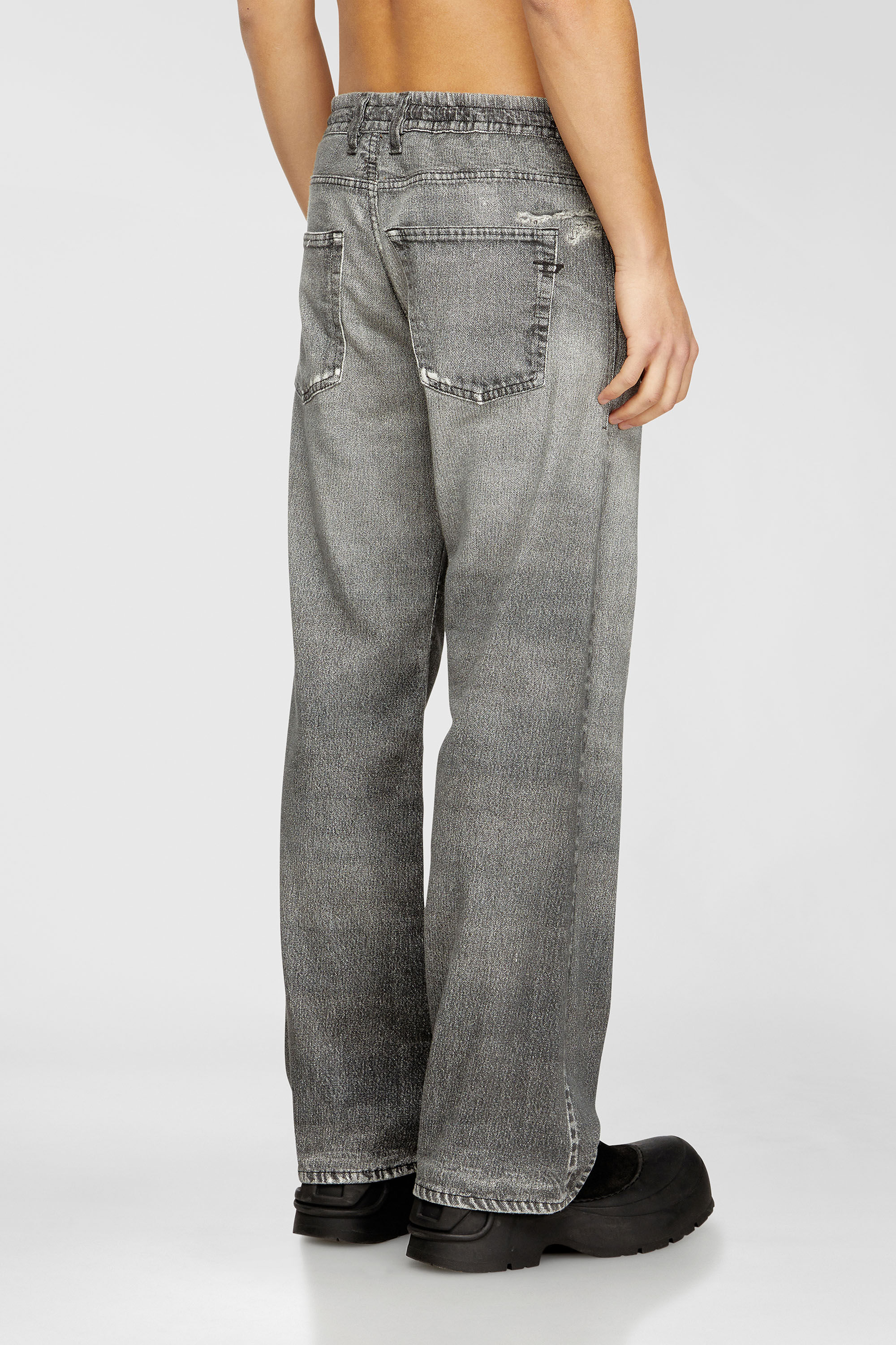 Diesel - Relaxed 2080 D-Reel Joggjeans&reg; 068US Homme, Gris - Image 3