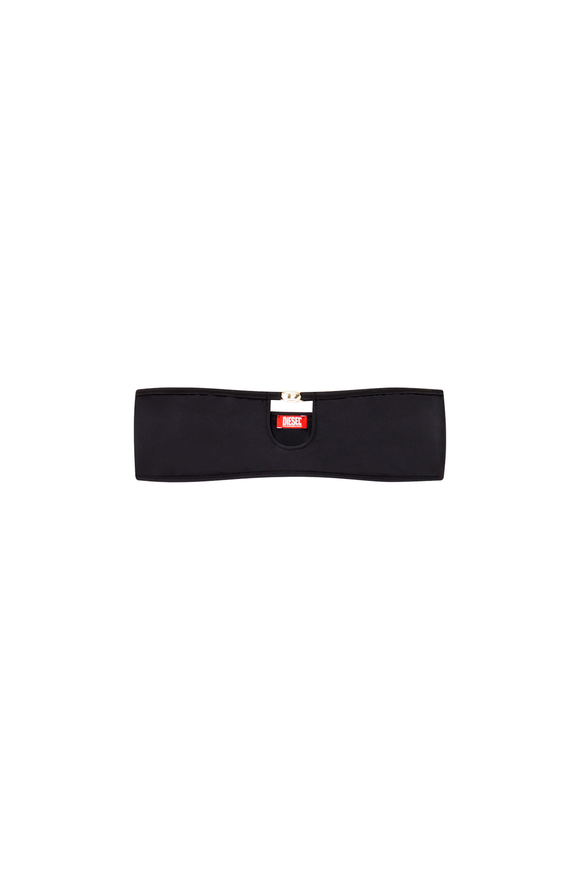 Diesel - ROCHELLE-UTLT, Bandeau en avec Oval D m&eacute;tallique Femme in Noir - 2