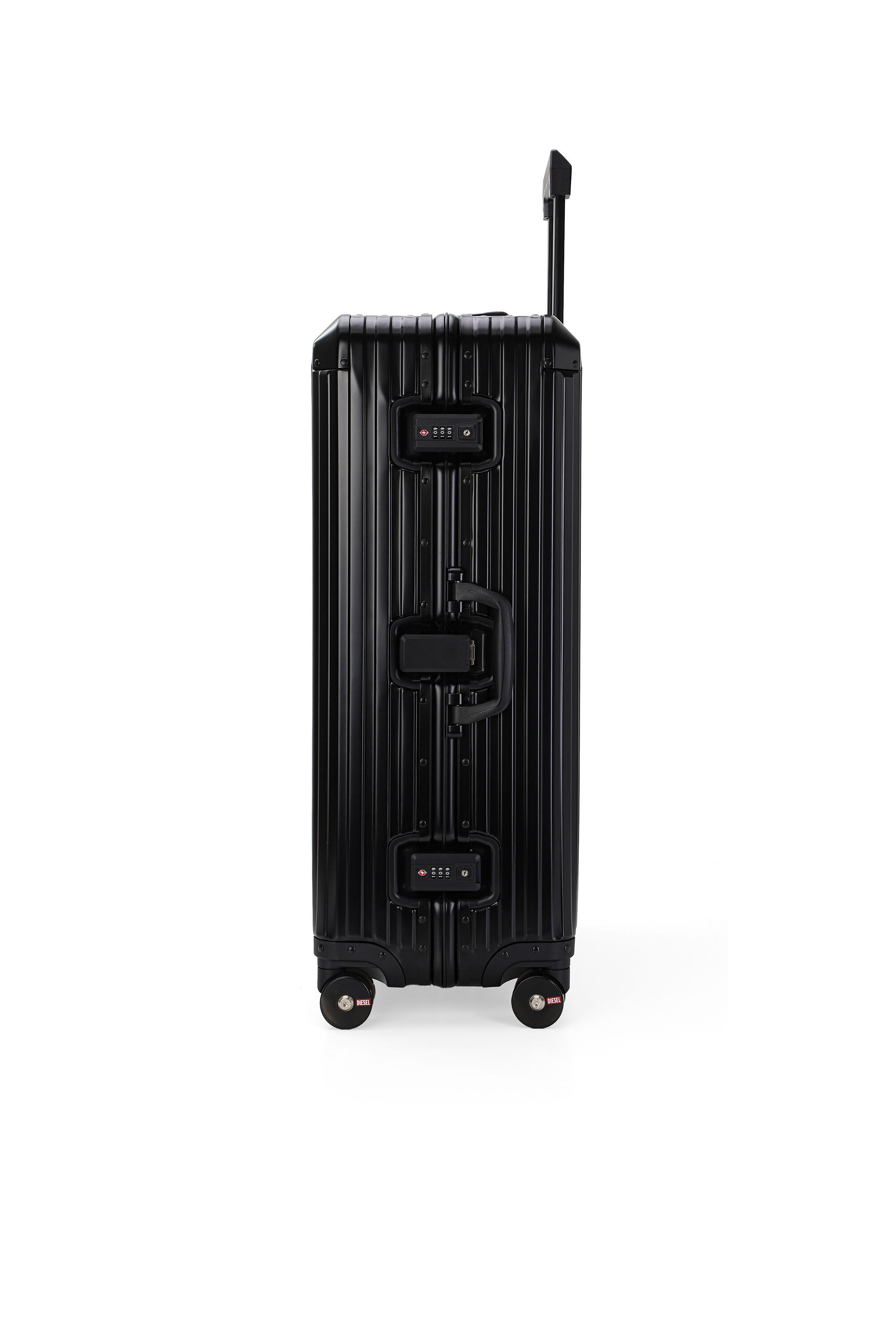 Diesel - DIESEL ALUMINUM TROLLEY- DSL002, Valise en aluminium taille L Mixte in Noir - 4