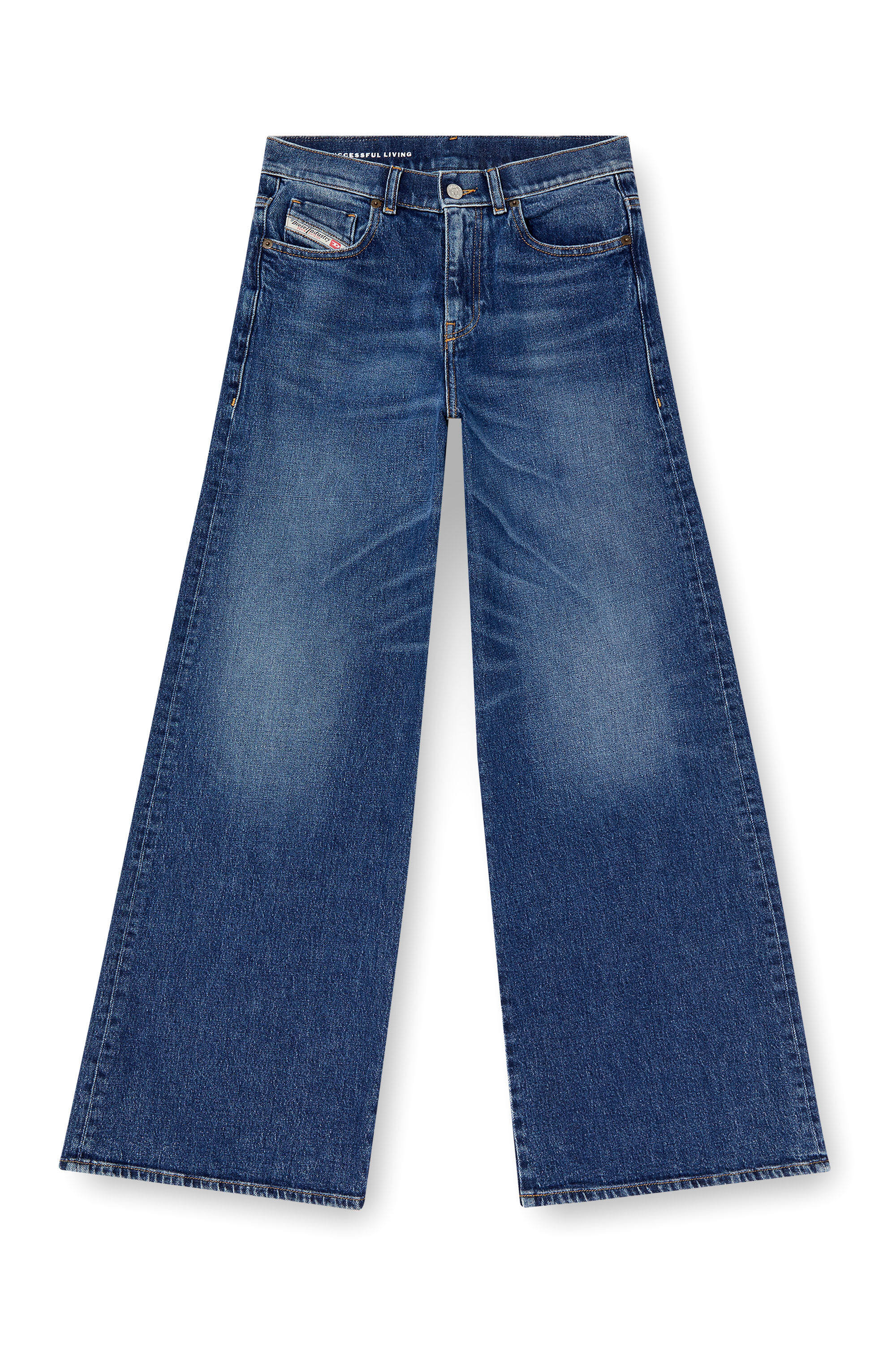 Diesel - Flare Jeans 1978 D-Akemi 09L21 Femme, Bleu Foncé - Image 2