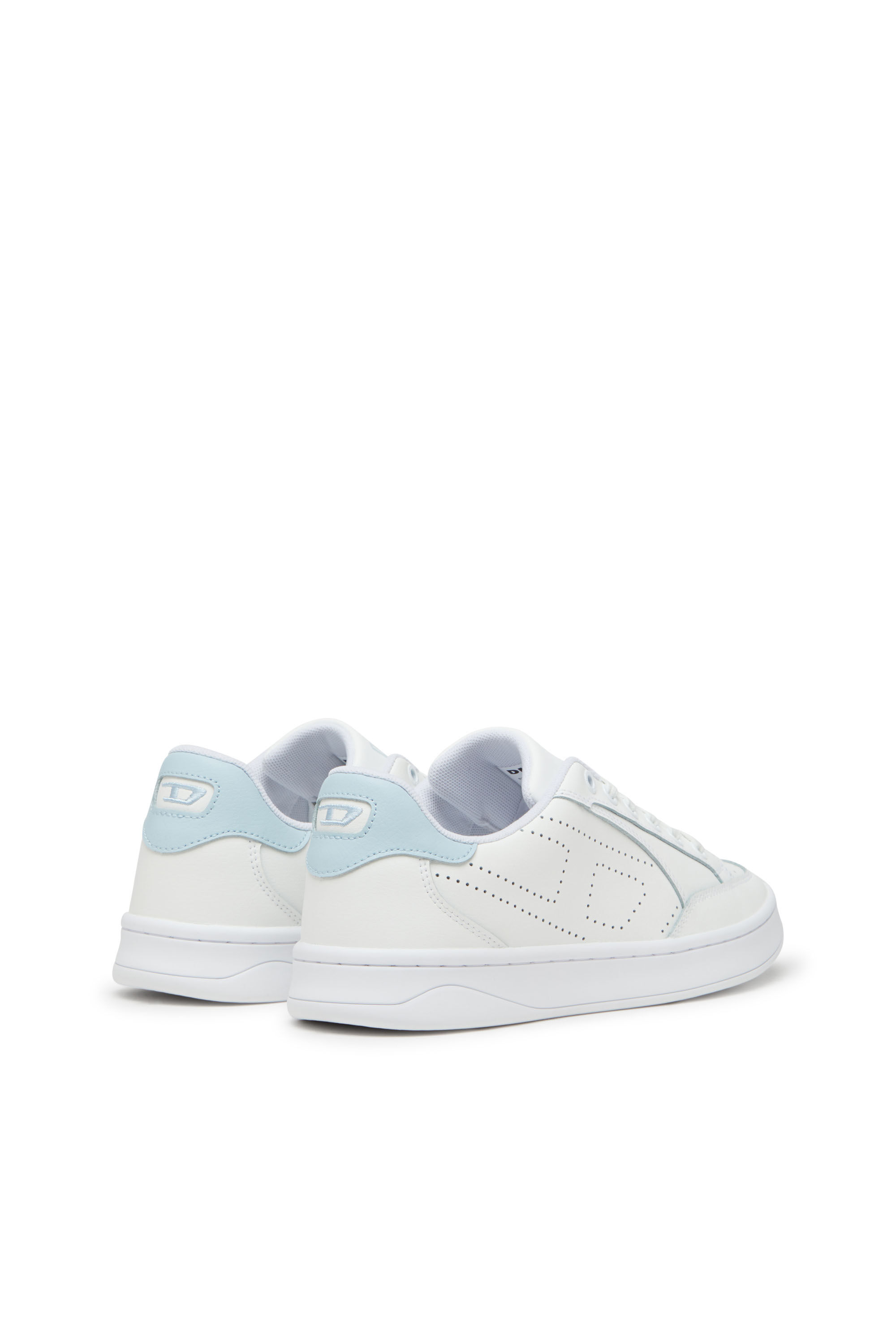 Diesel - S-DAKOTA LOW W, S-Dakota-Sneakers en cuir avec logo perforé Femme in Polychrome - 3