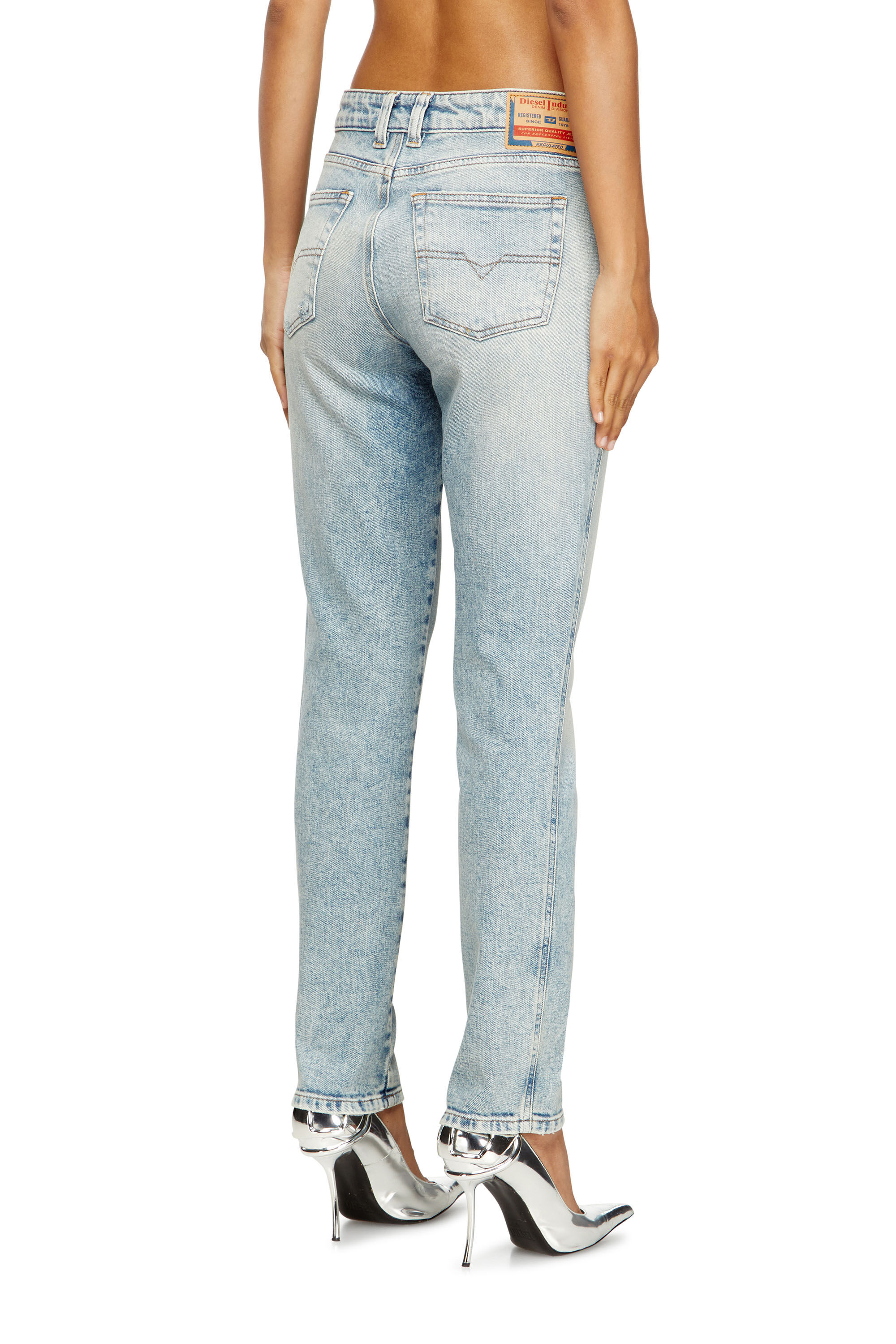 Diesel - Slim Jeans 1992 D-Jiann 09M21 Femme, Bleu Clair - Image 4