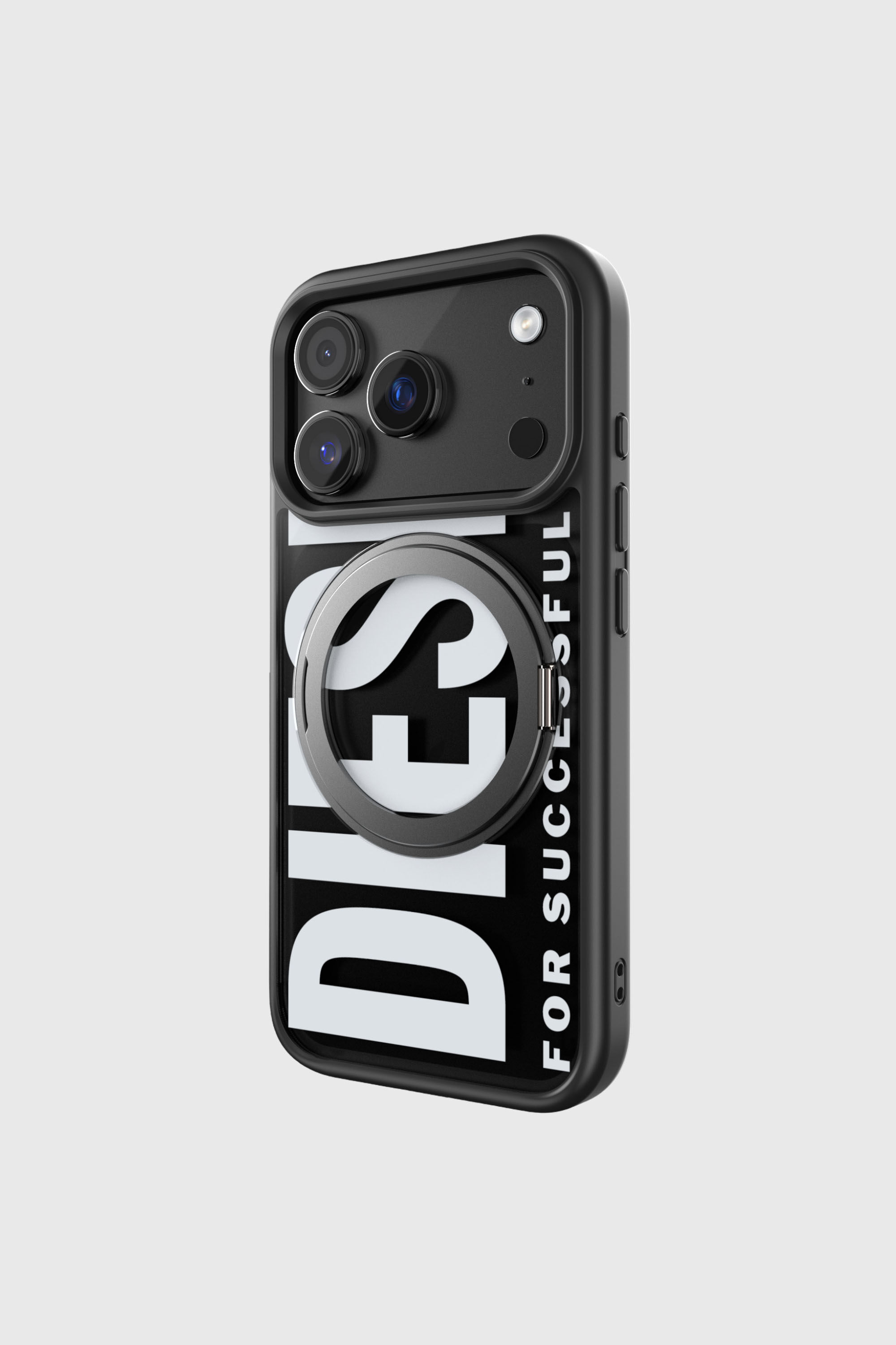 Diesel - 60405 RING STAND CASE RING STAND, &Eacute;tui Ringstand-Magsafe pour iPhone 17 Pro Mixte in Noir - 3