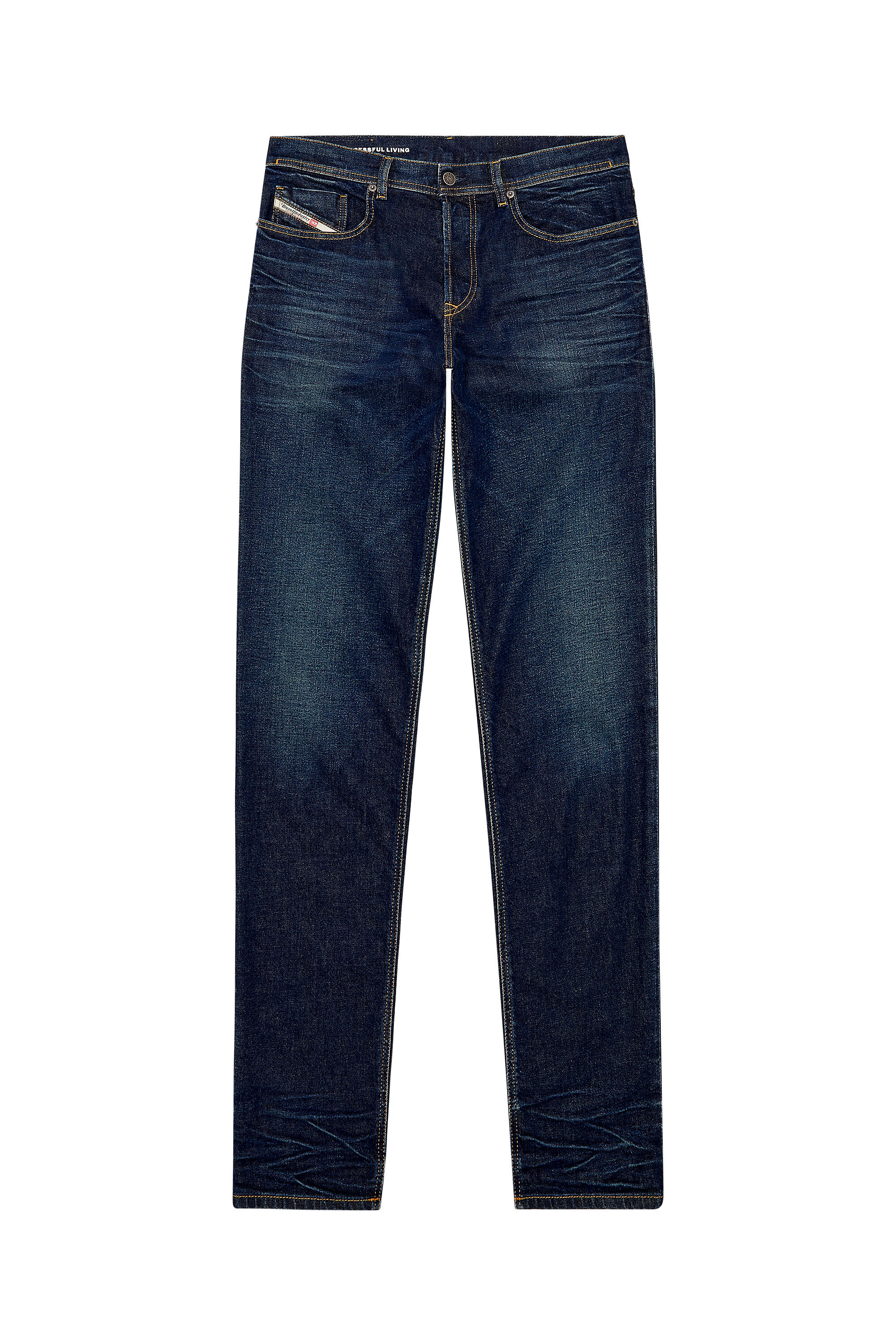 Diesel - Man Tapered Jeans 2023 D-Finitive 09H38, Dark Blue - Image 2