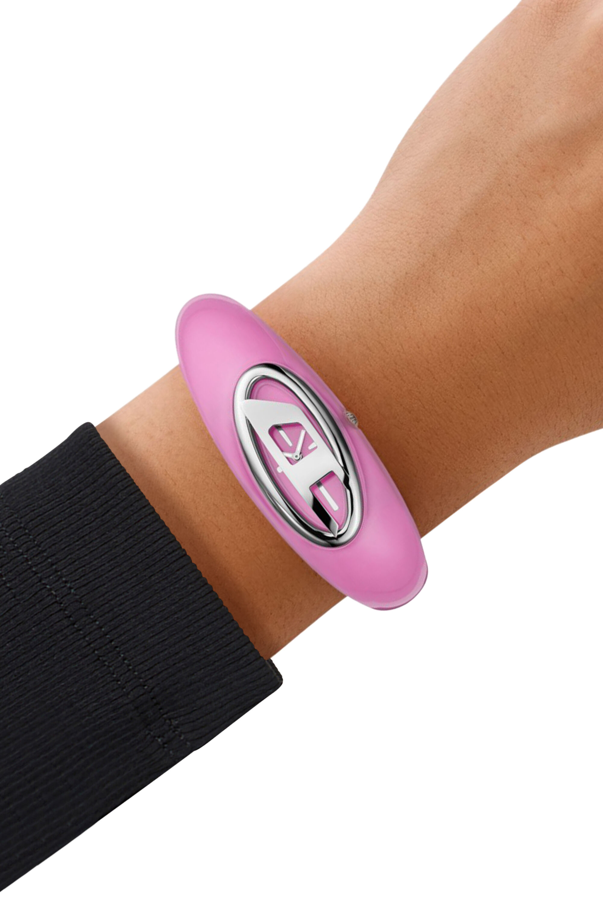 Diesel - DZ5617 WATCH, Wonder-D nylon resin watch Femme in Rose - 4