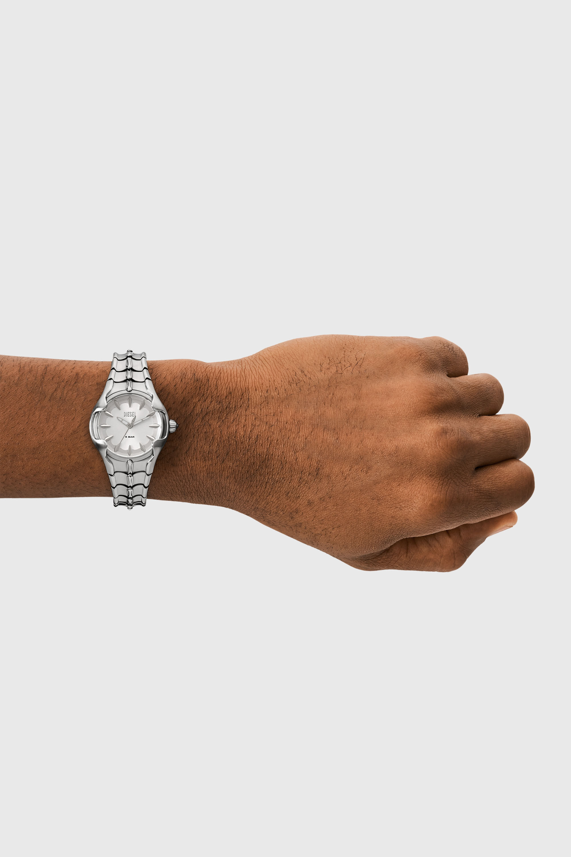 Diesel - DZ5605, Montre Vert &agrave; trois aiguilles en acier inoxydable Femme in Gris argent&eacute; - 5