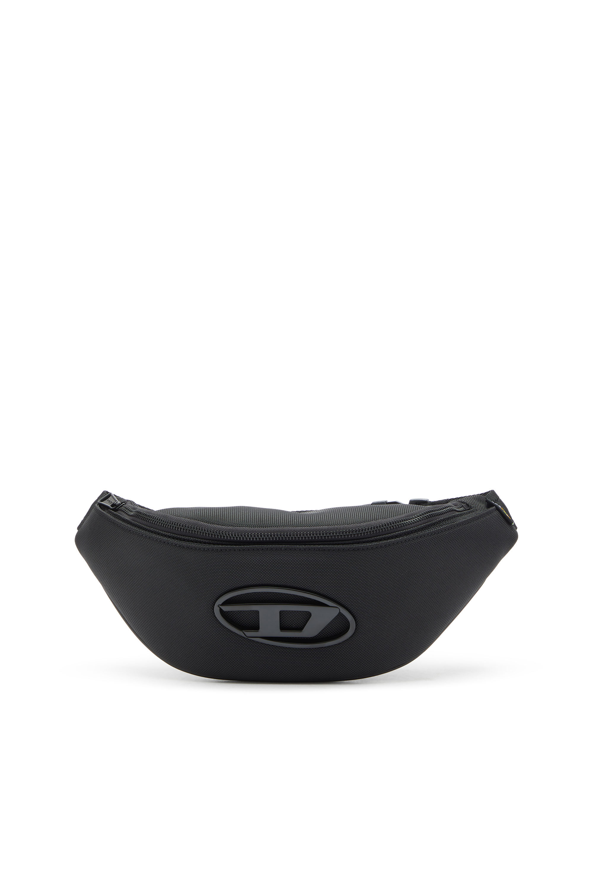 Diesel - HOLI-D BELT BAG M, Holi-D - Sac banane en nylon avec poche int&eacute;rieure Mixte in Noir - 1
