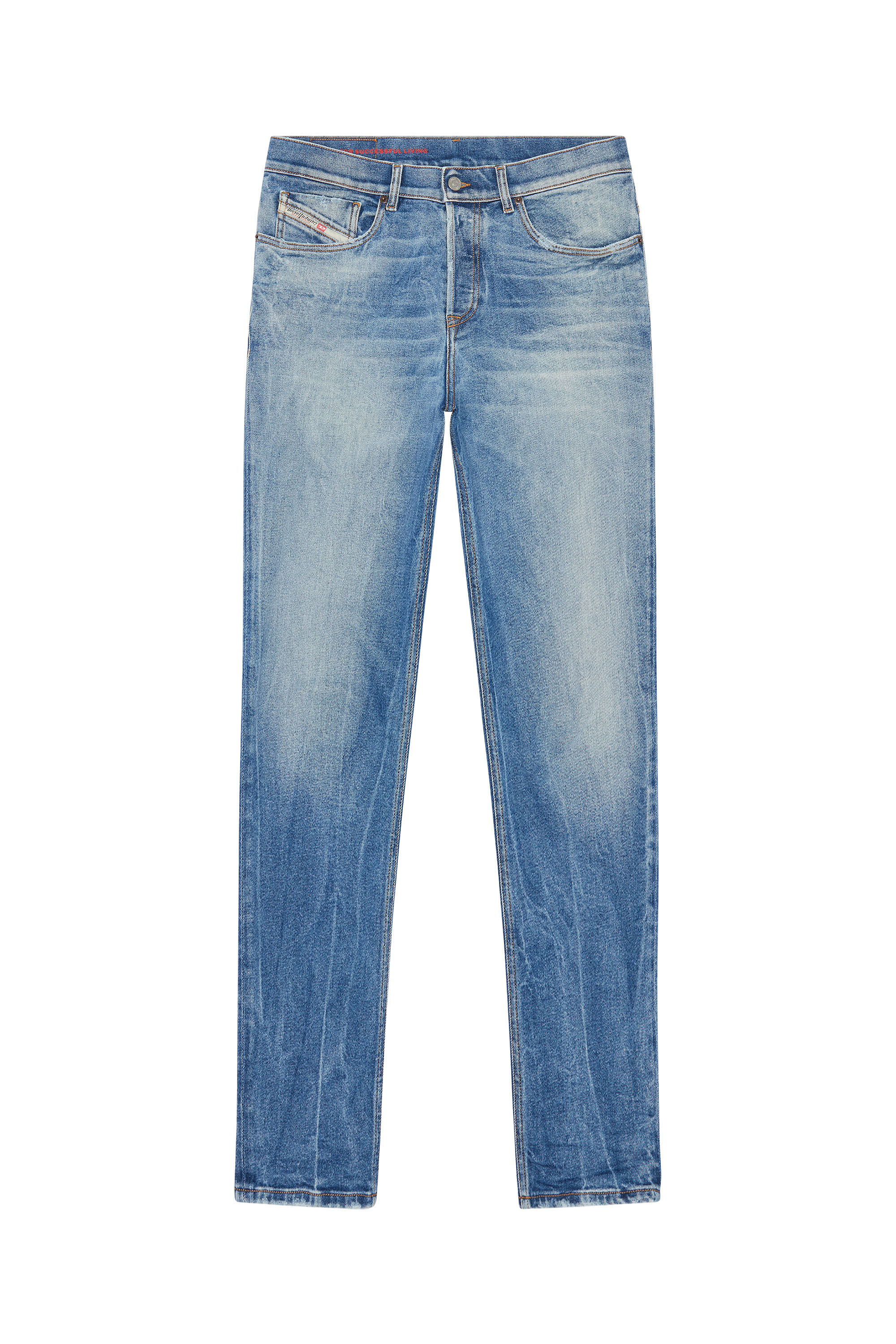 Diesel - 2005 D-Fining 09E85 Tapered Jeans, Bleu Clair - Image 2