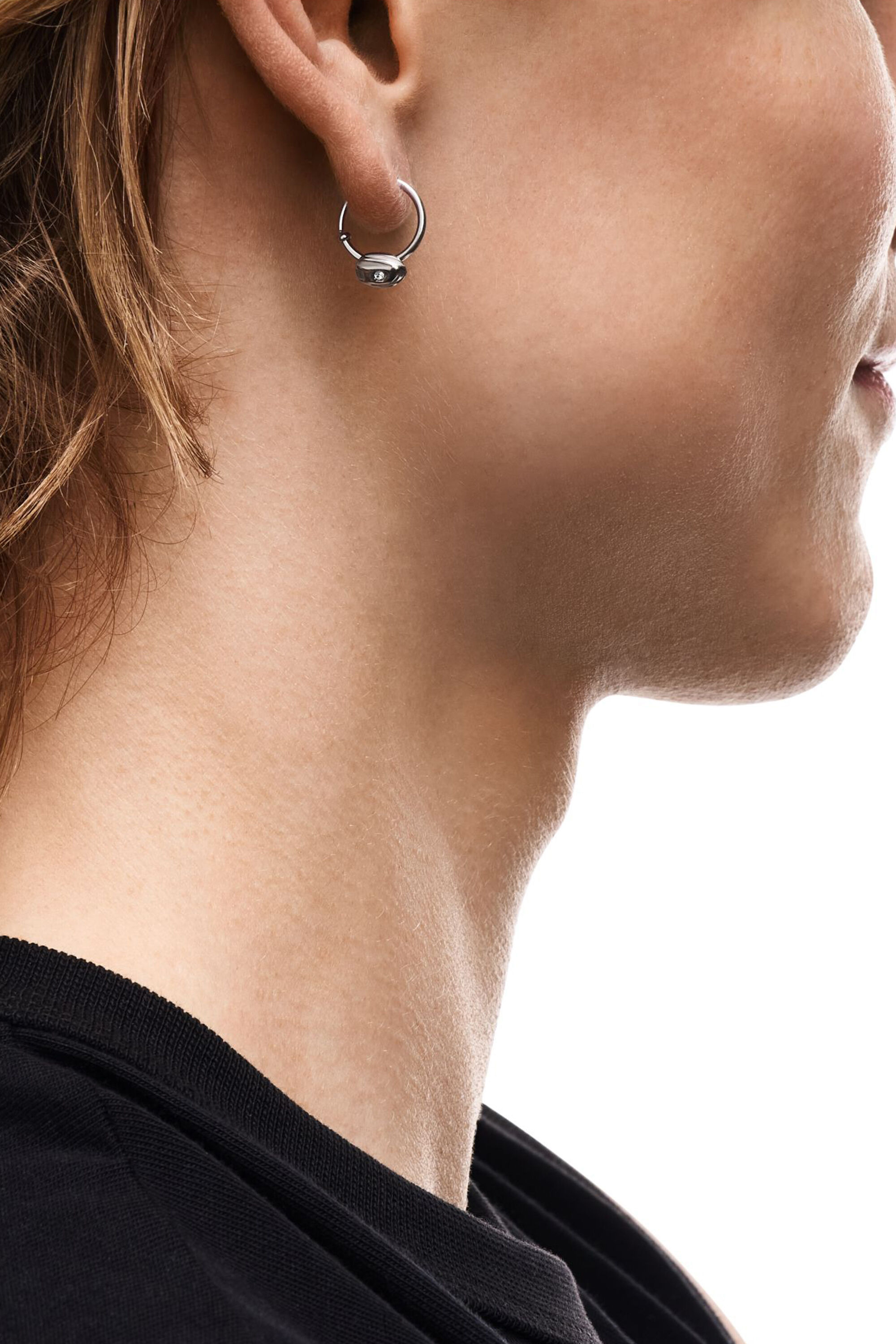 Diesel - DX1703040 JEWELLERY, Cr&eacute;ole en acier inoxydable Mixte in Gris argent&eacute; - 5