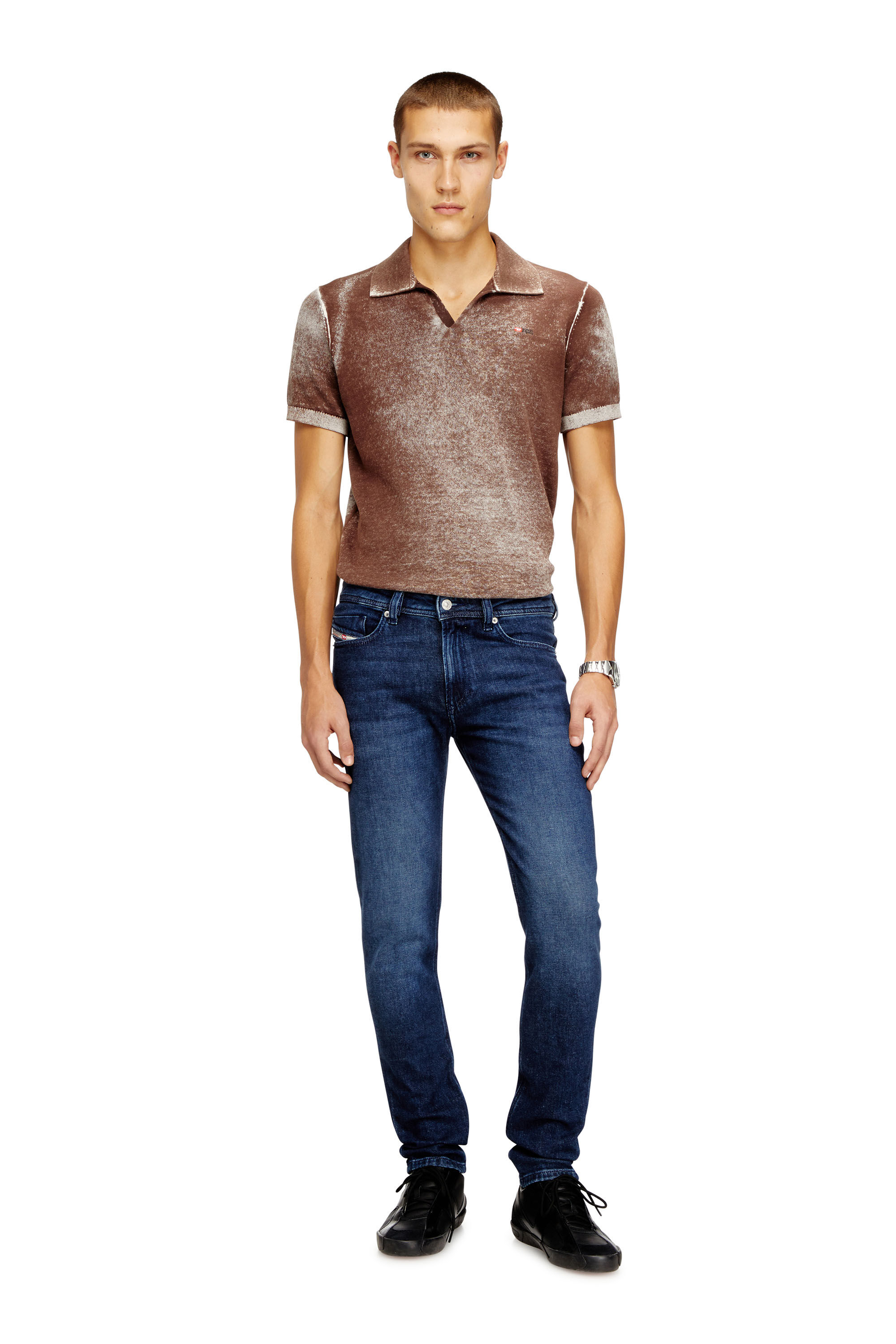 Diesel - Skinny Jeans 1979 Sleenker 0ADBF Homme, Bleu Foncé - Image 1