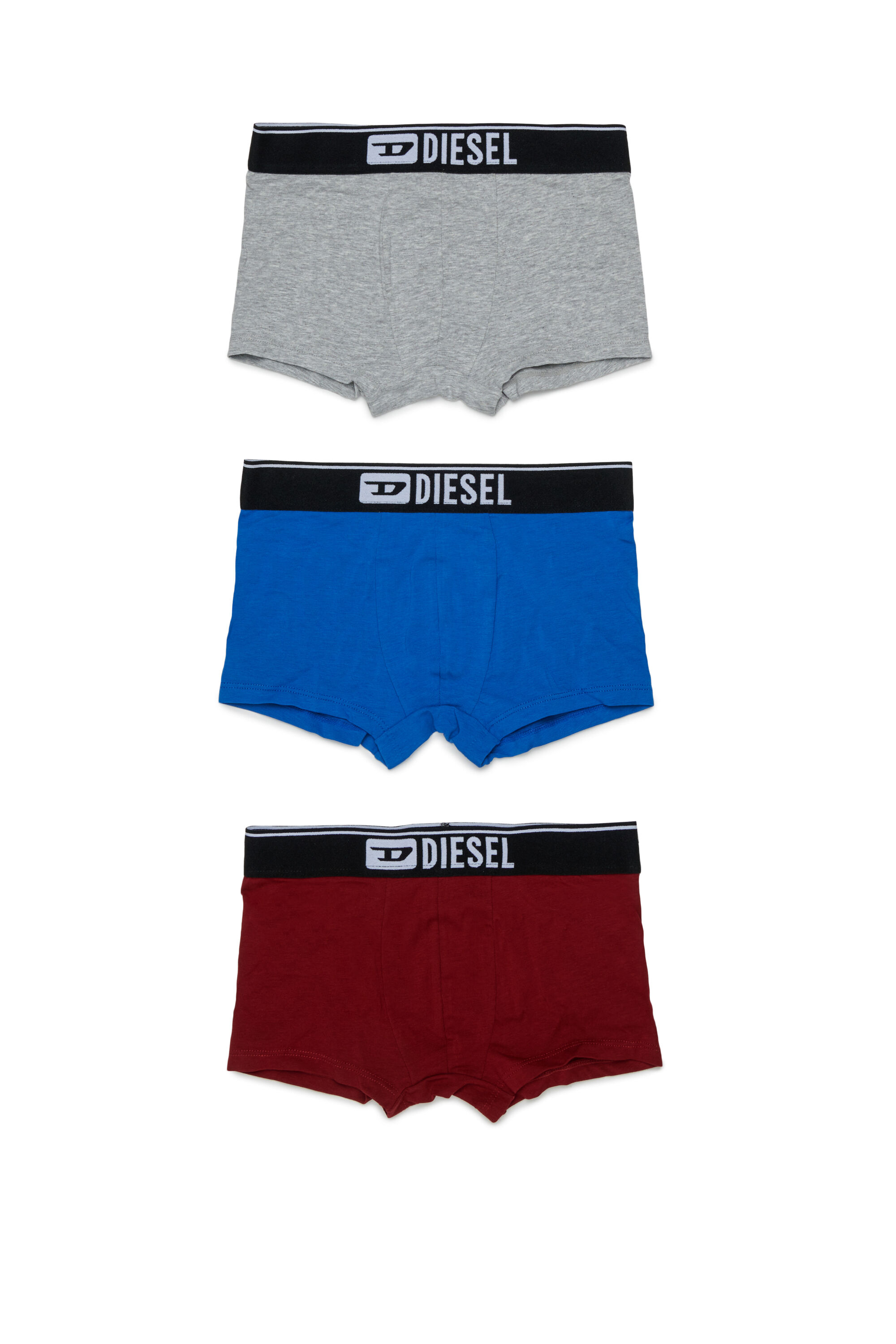 Diesel - UM-UGINTRIPACK-DD, Lot de 3 boxers en coton stretch Homme in Polychrome - 1