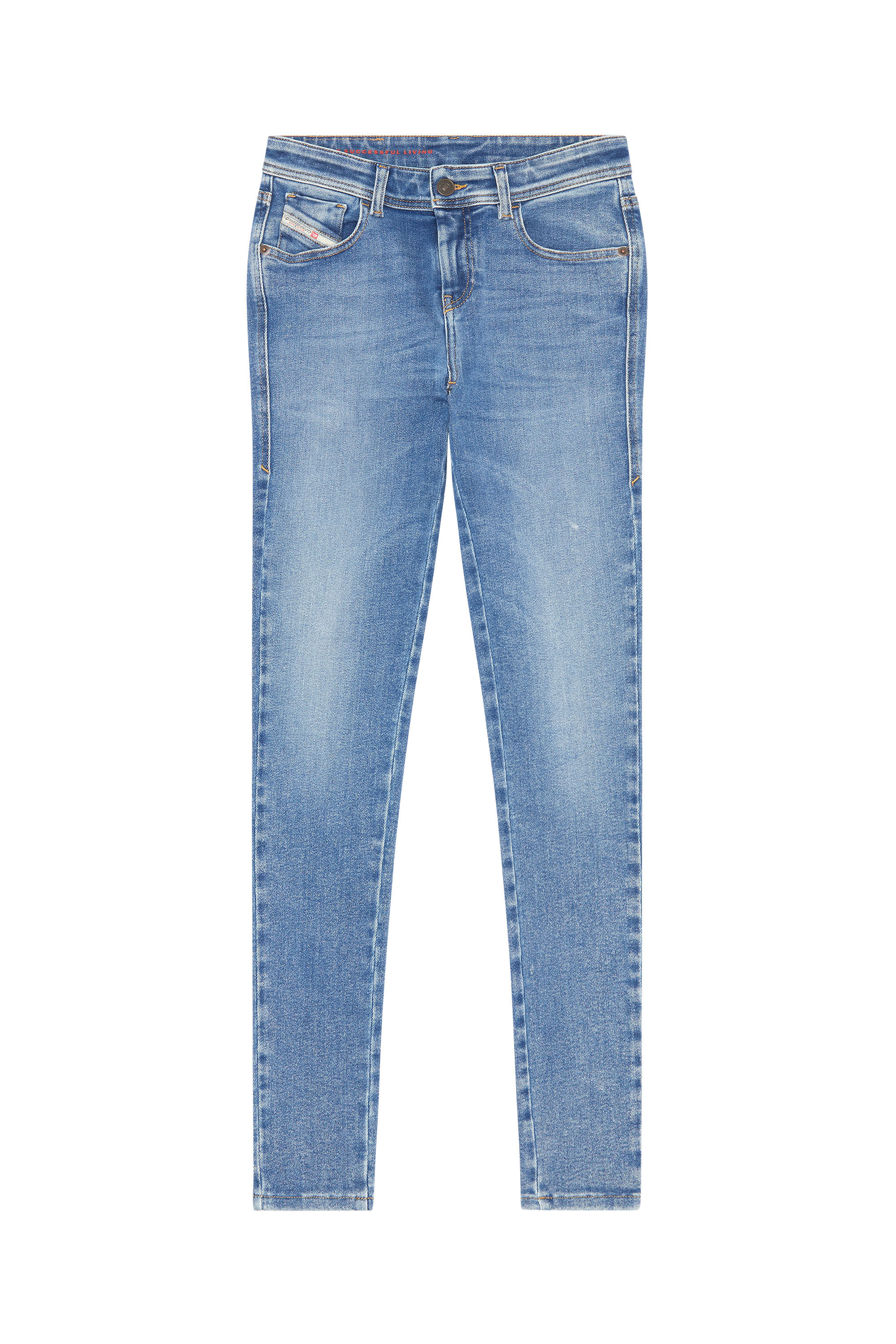 Diesel - Super skinny Jeans 2017 Slandy 09D62, Bleu moyen - Image 2