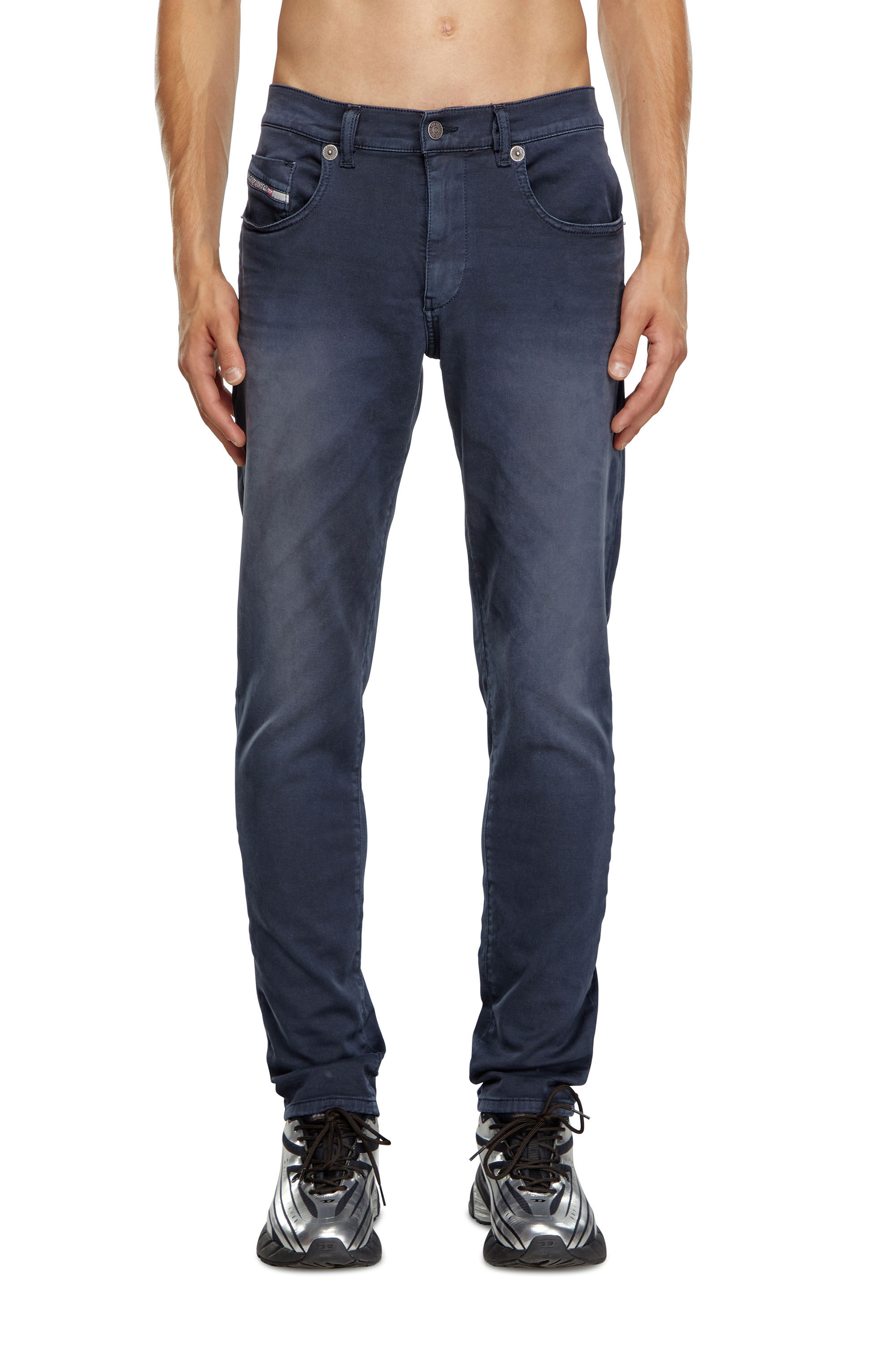 D STRUKT Z NE Man Slim Colored Jeans Dark Blue Diesel